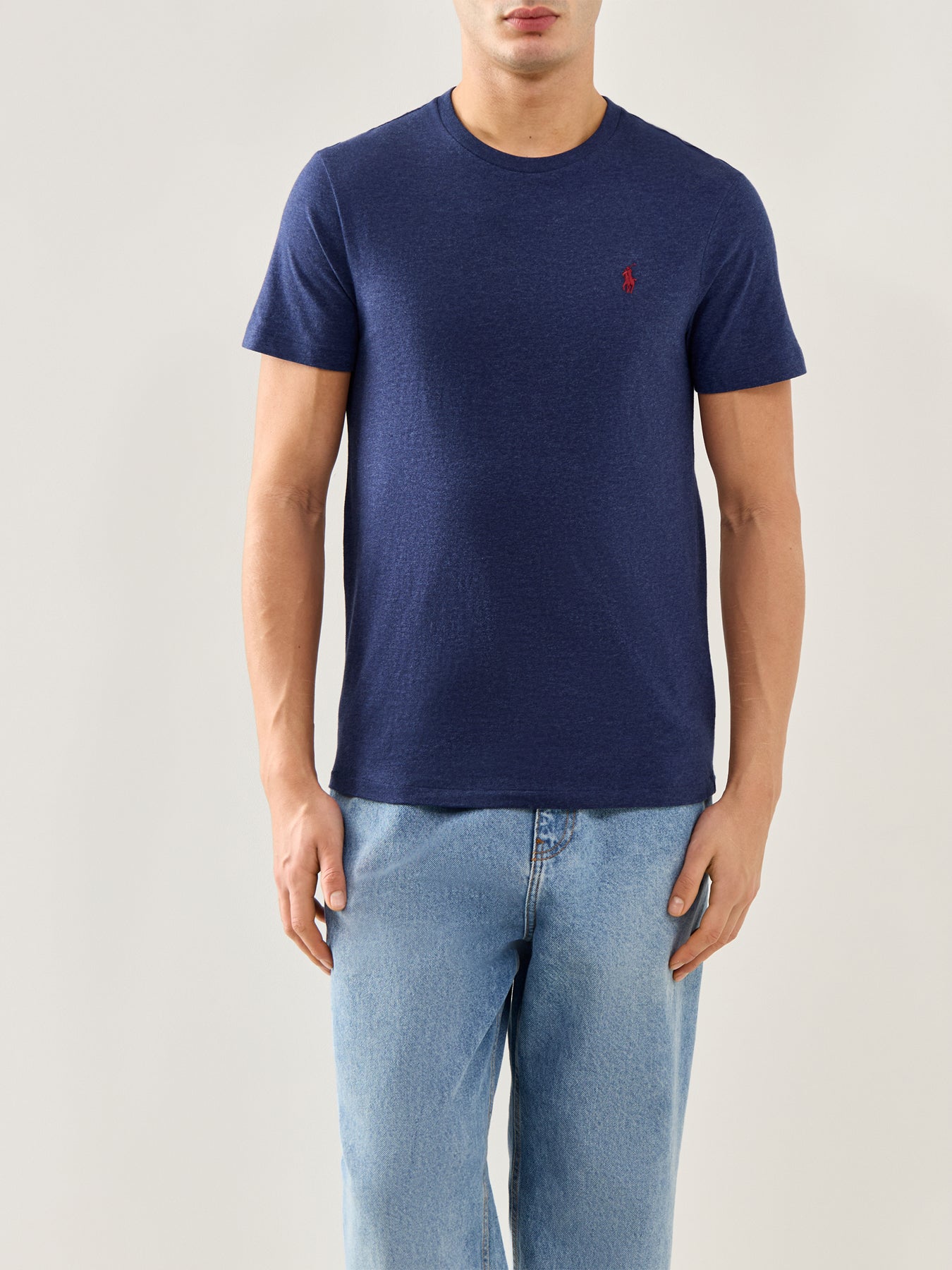 Basic Cotton Tee Navy