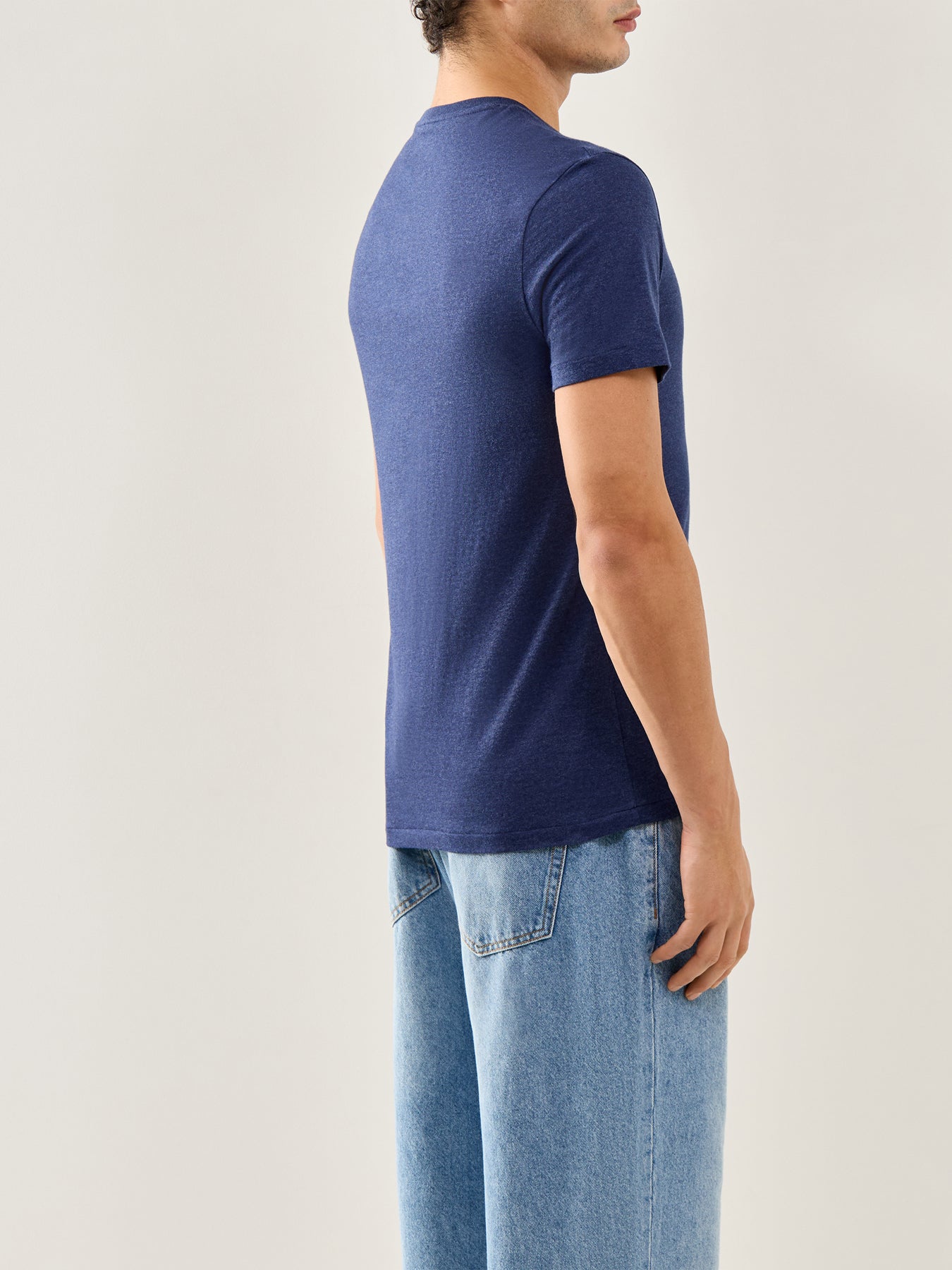 Basic Cotton Tee Navy