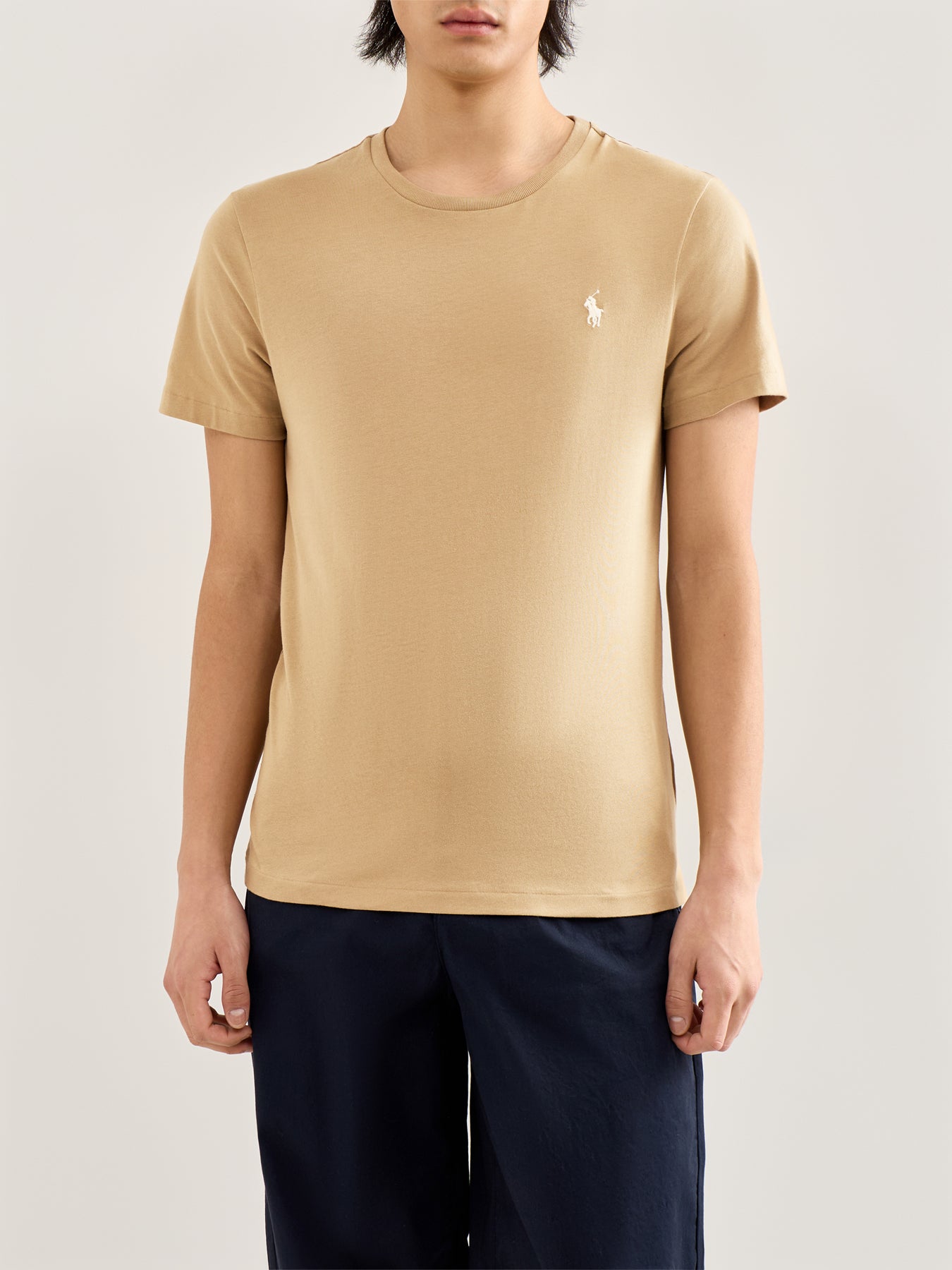 Basic Cotton Tee Brown