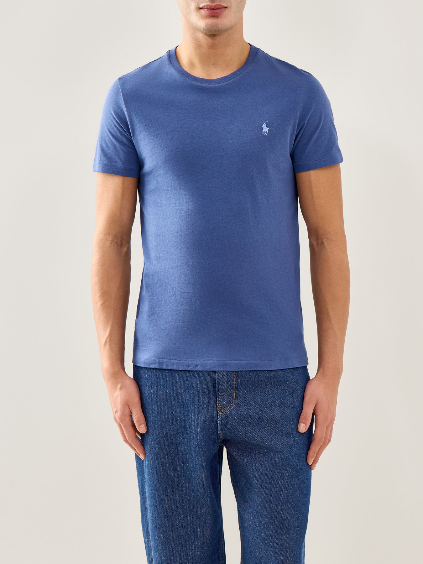 Basic Cotton Tee Navy