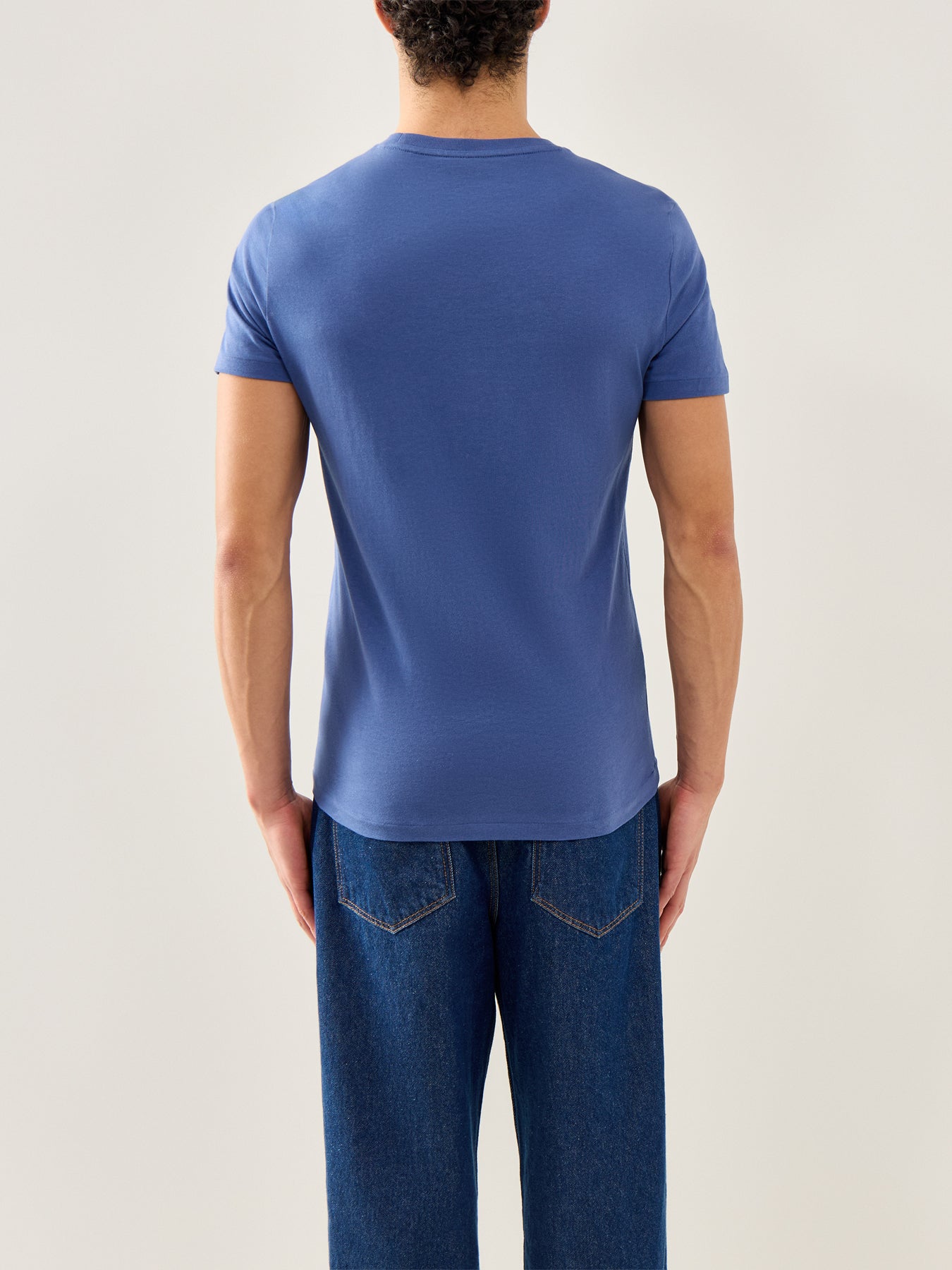 Basic Cotton Tee Navy