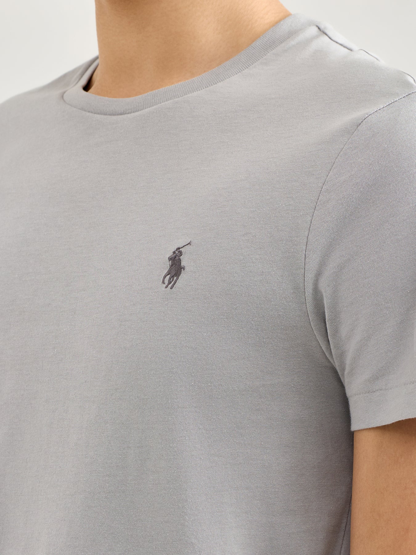 Basic Cotton Tee Grey