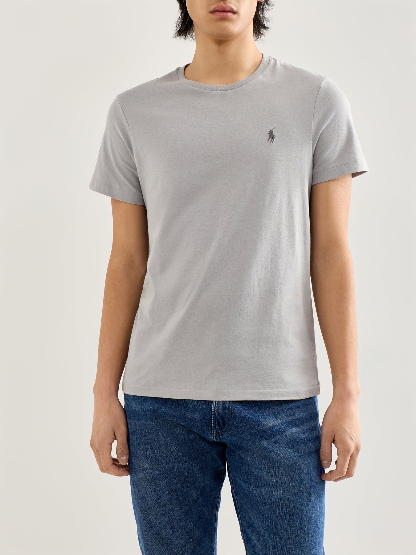 Basic Cotton Tee Grey