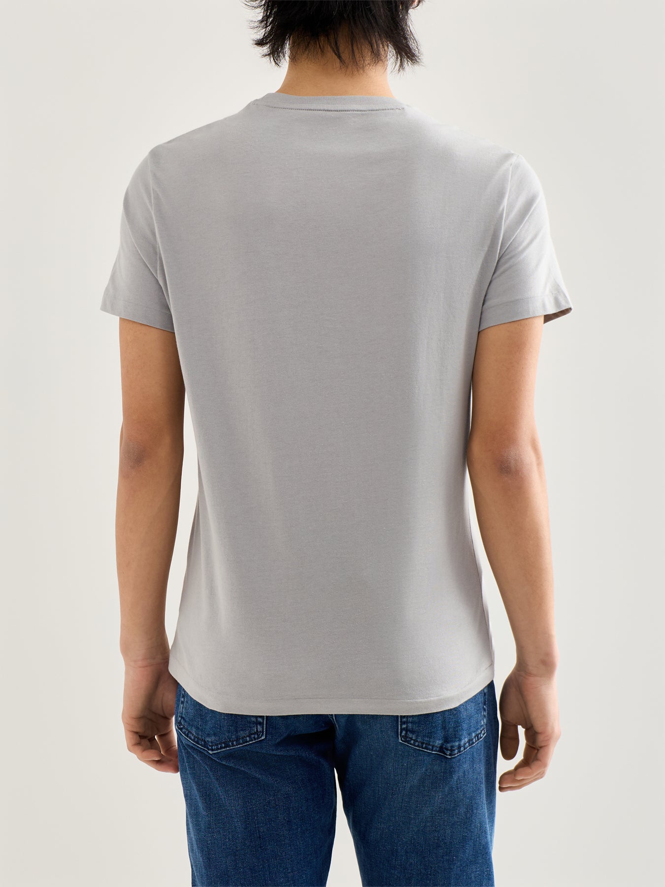 Basic Cotton Tee Grey