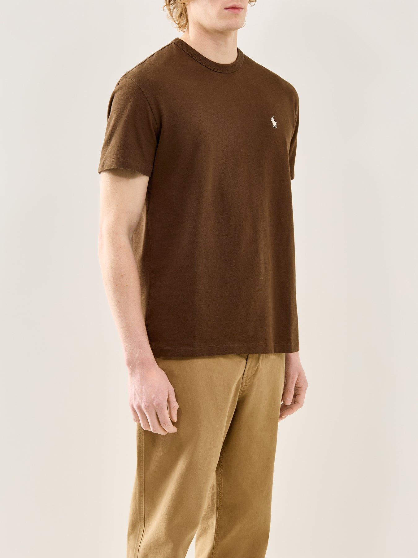 Heavy Jersey Crew Neck Tee Dark Beech