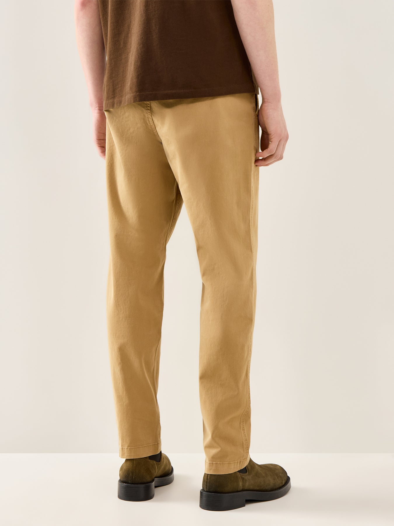 Prepster Drawstring Chino Trousers Montana Khaki