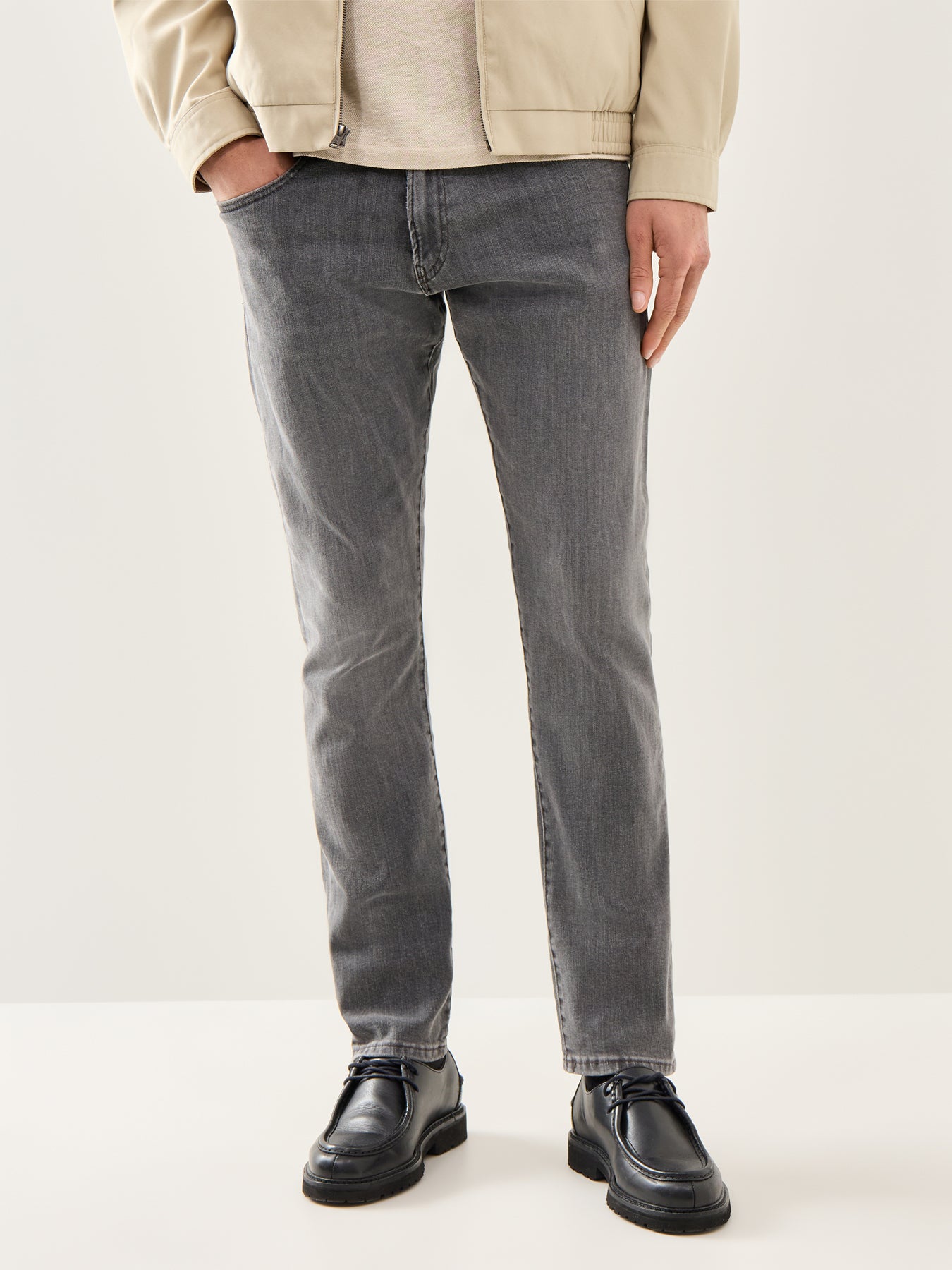 Parkside Straight Fit Jeans Grey