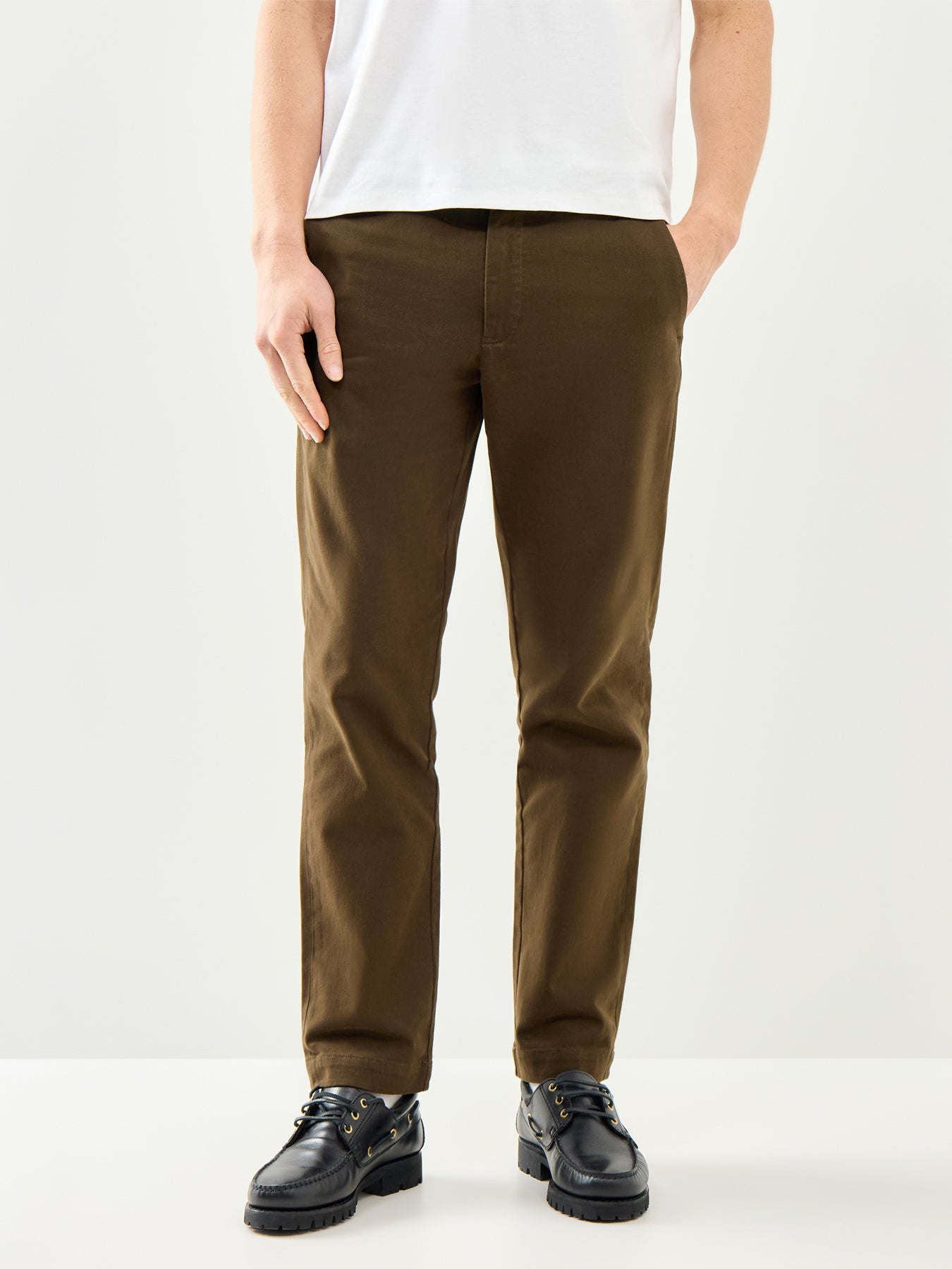 Winterised Twill Chinos Brown
