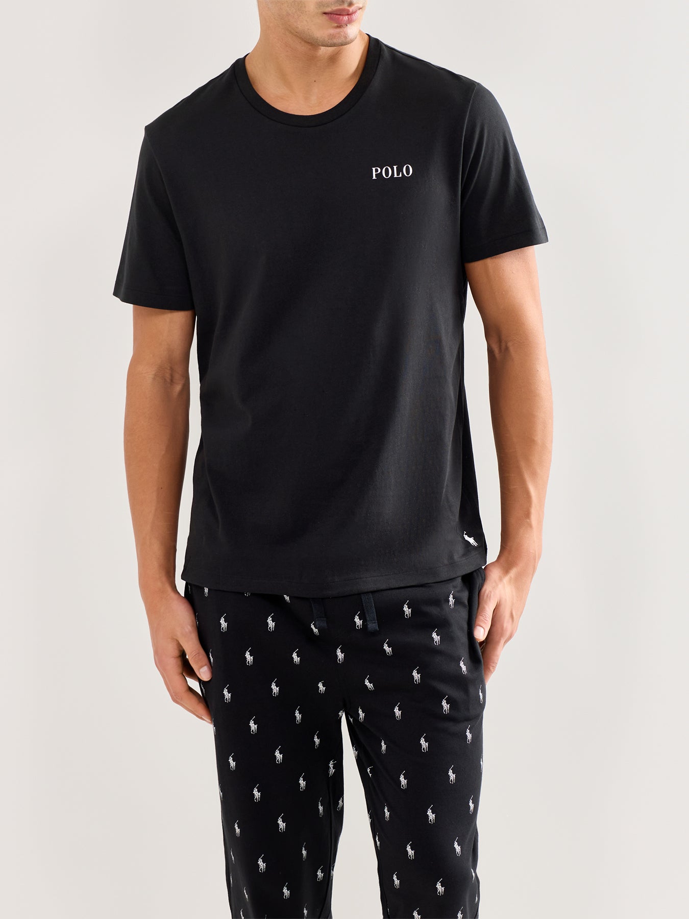 Short Sleeve Crew Sleep Top Navy