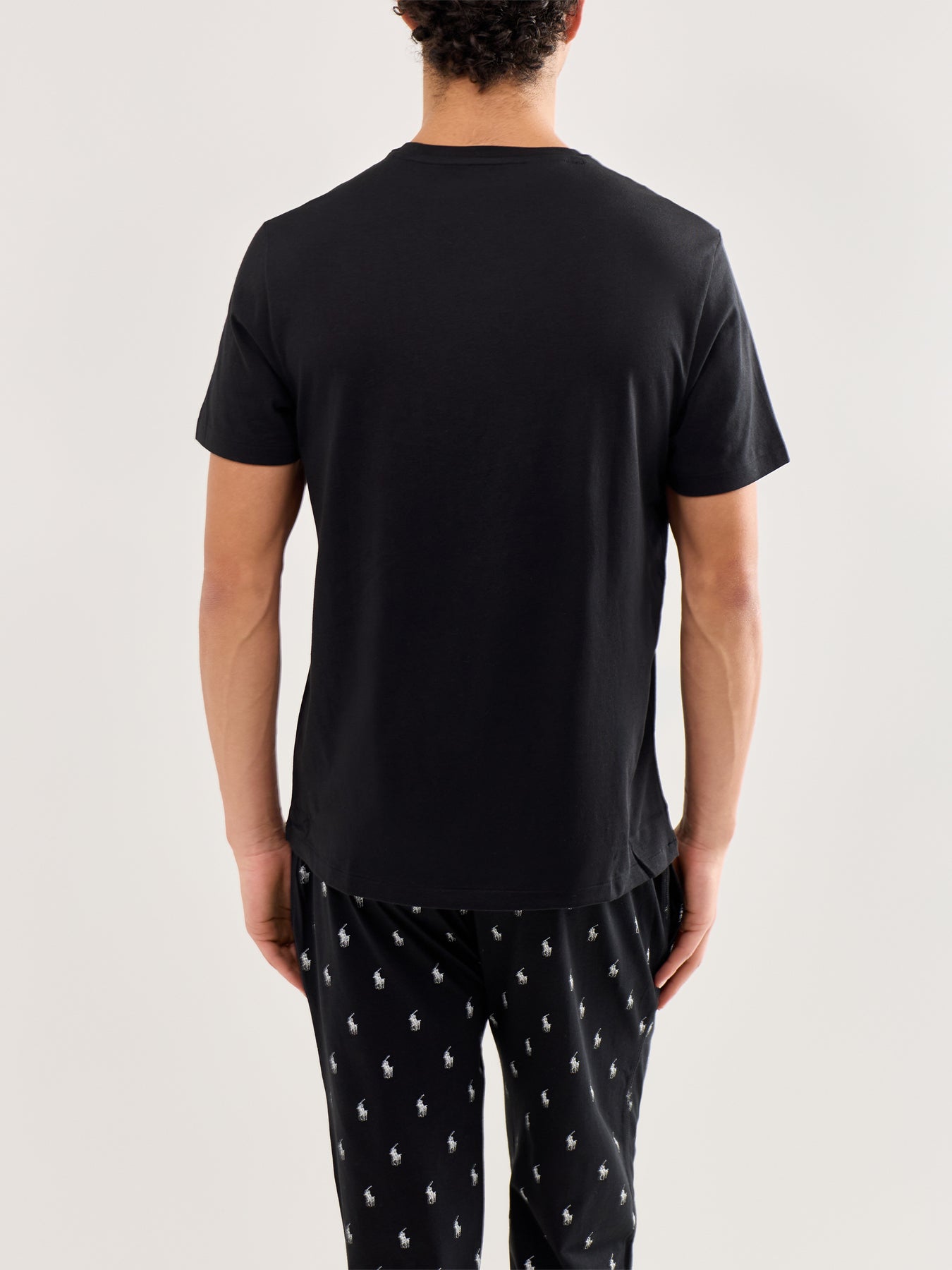 Short Sleeve Crew Sleep Top Navy