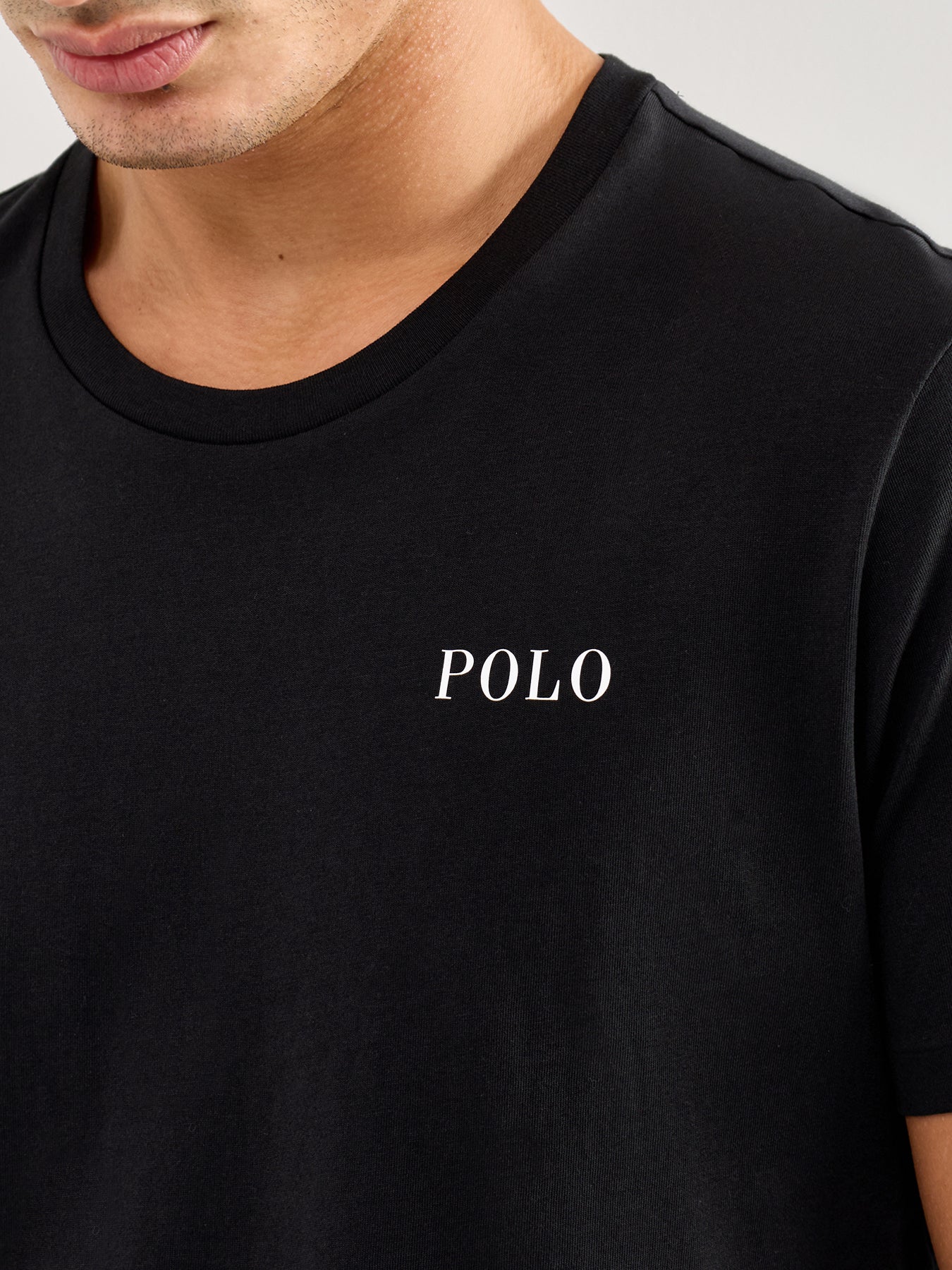 Short Sleeve Crew Sleep Top Navy