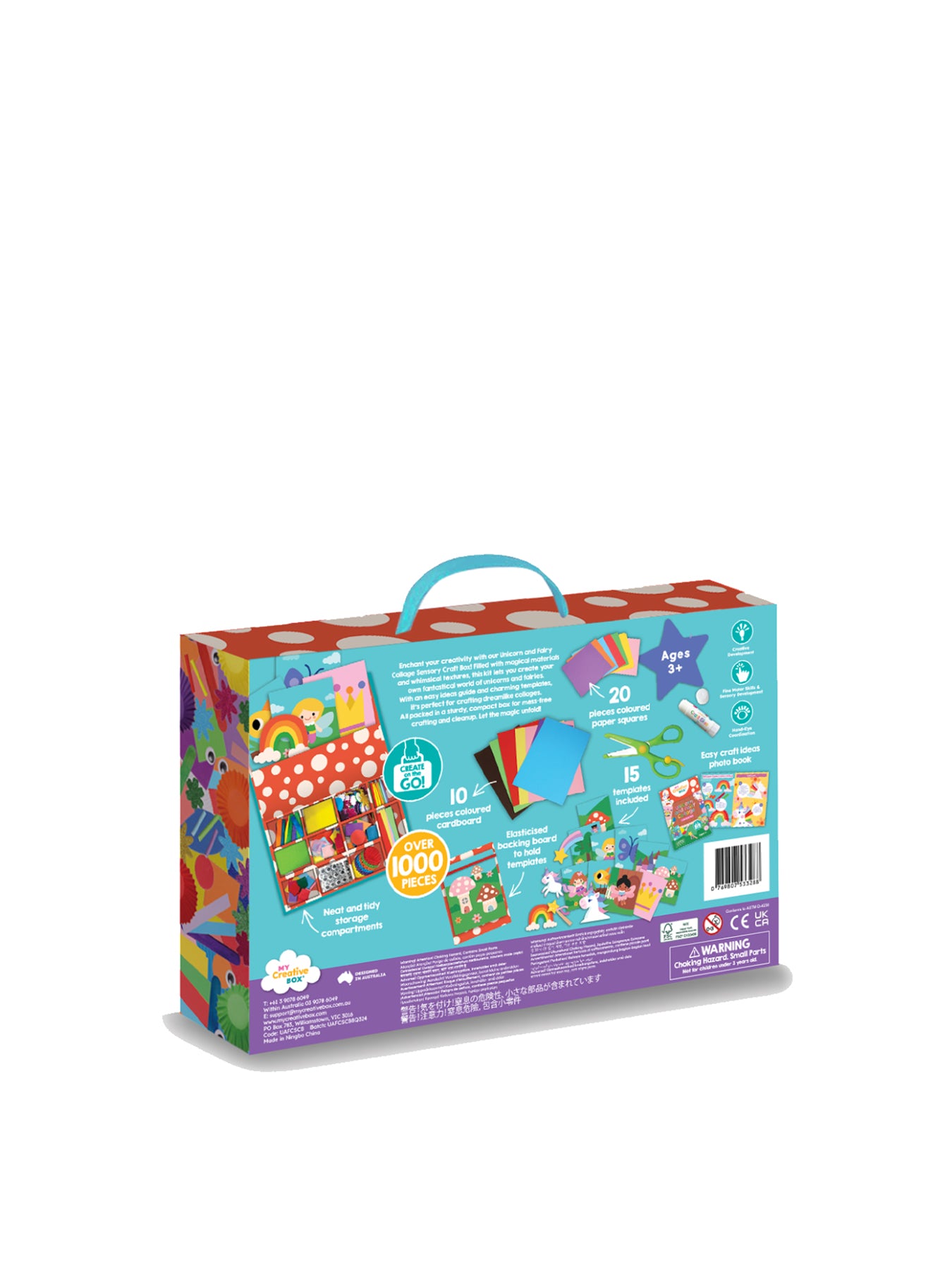 Collage Sensory Craft Box Unicorn and Fairy