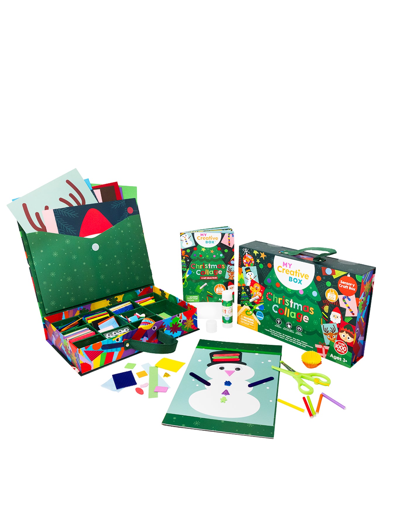 Collage Sensory Craft Box Christmas