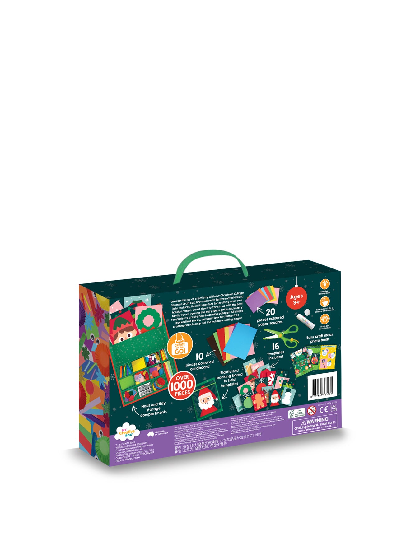 Collage Sensory Craft Box Christmas