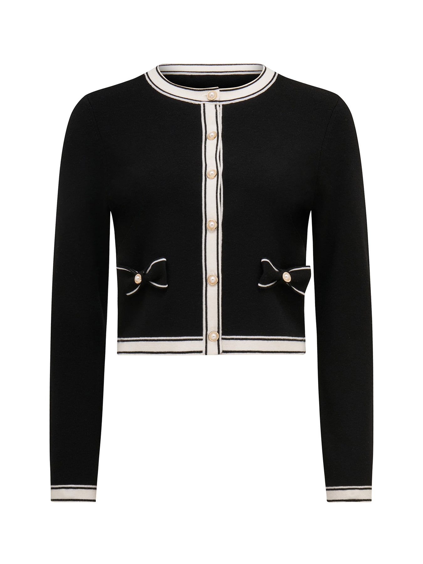 Cece Bow Detail Cardigan