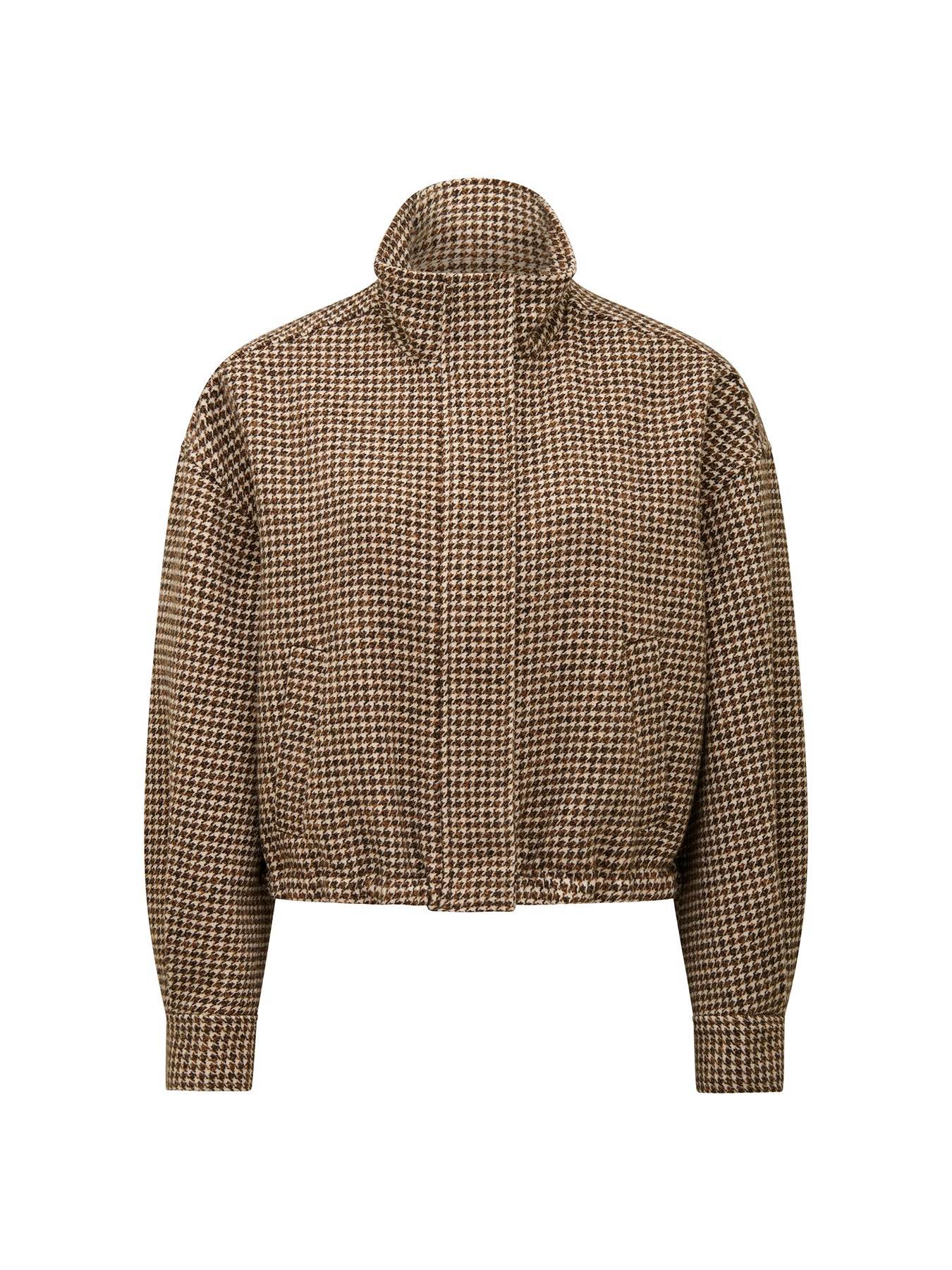 Kaia Checked Crop Jacket