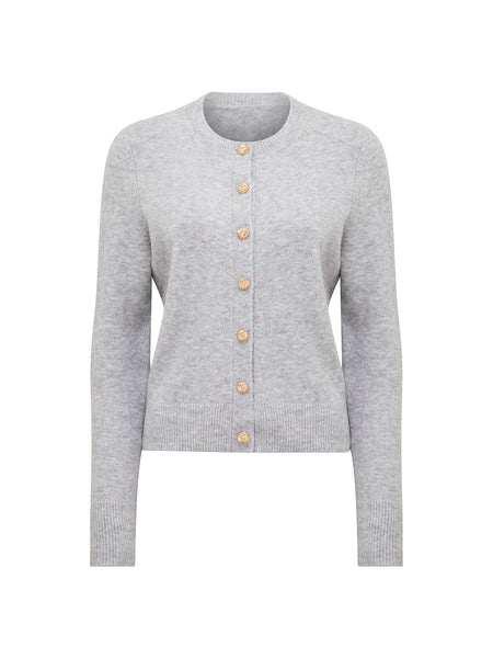 トップス crew neck knit cardigan made in italy Crew Neck Cardigan | Ricki's