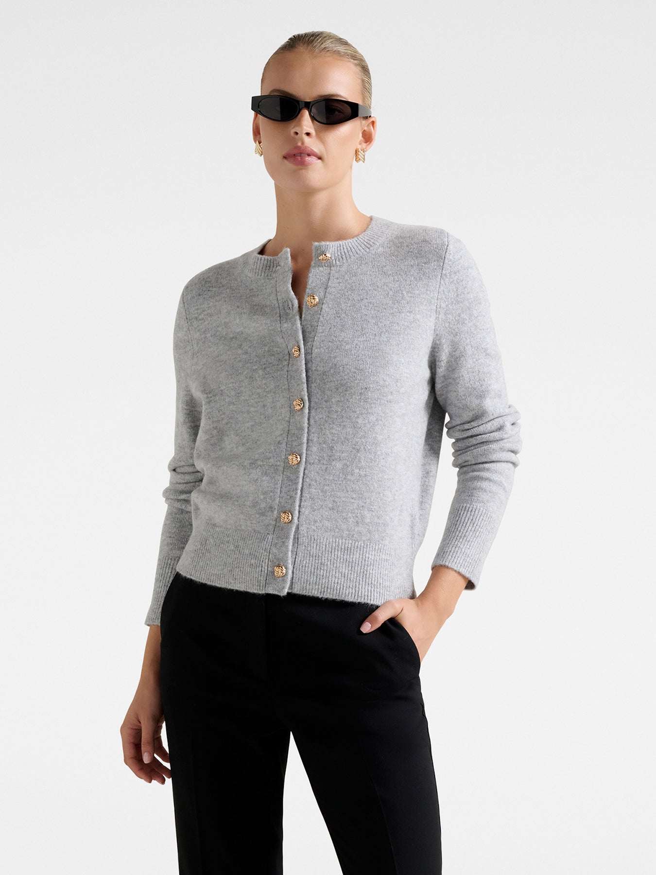 May Crew Neck Cardigan