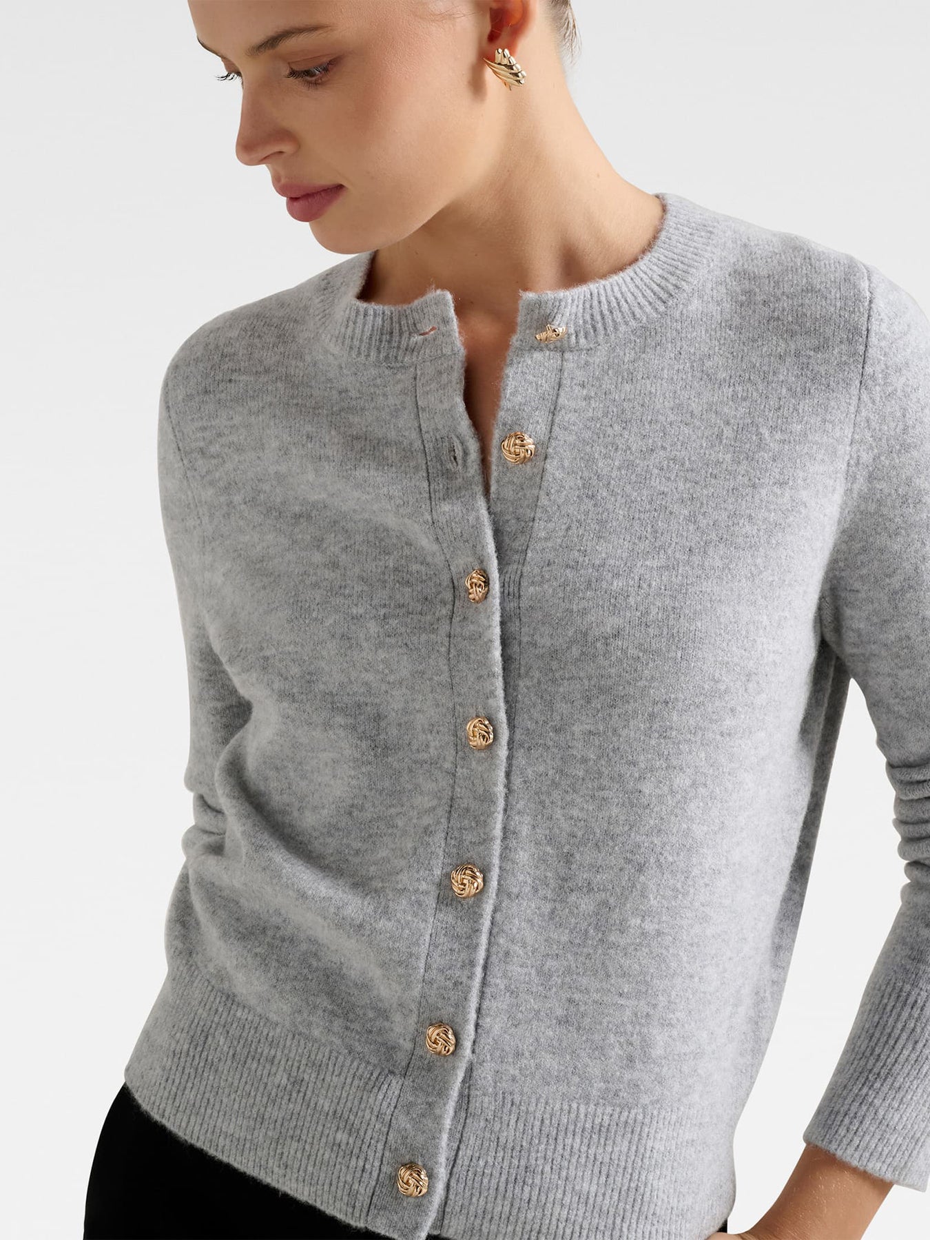 May Crew Neck Cardigan