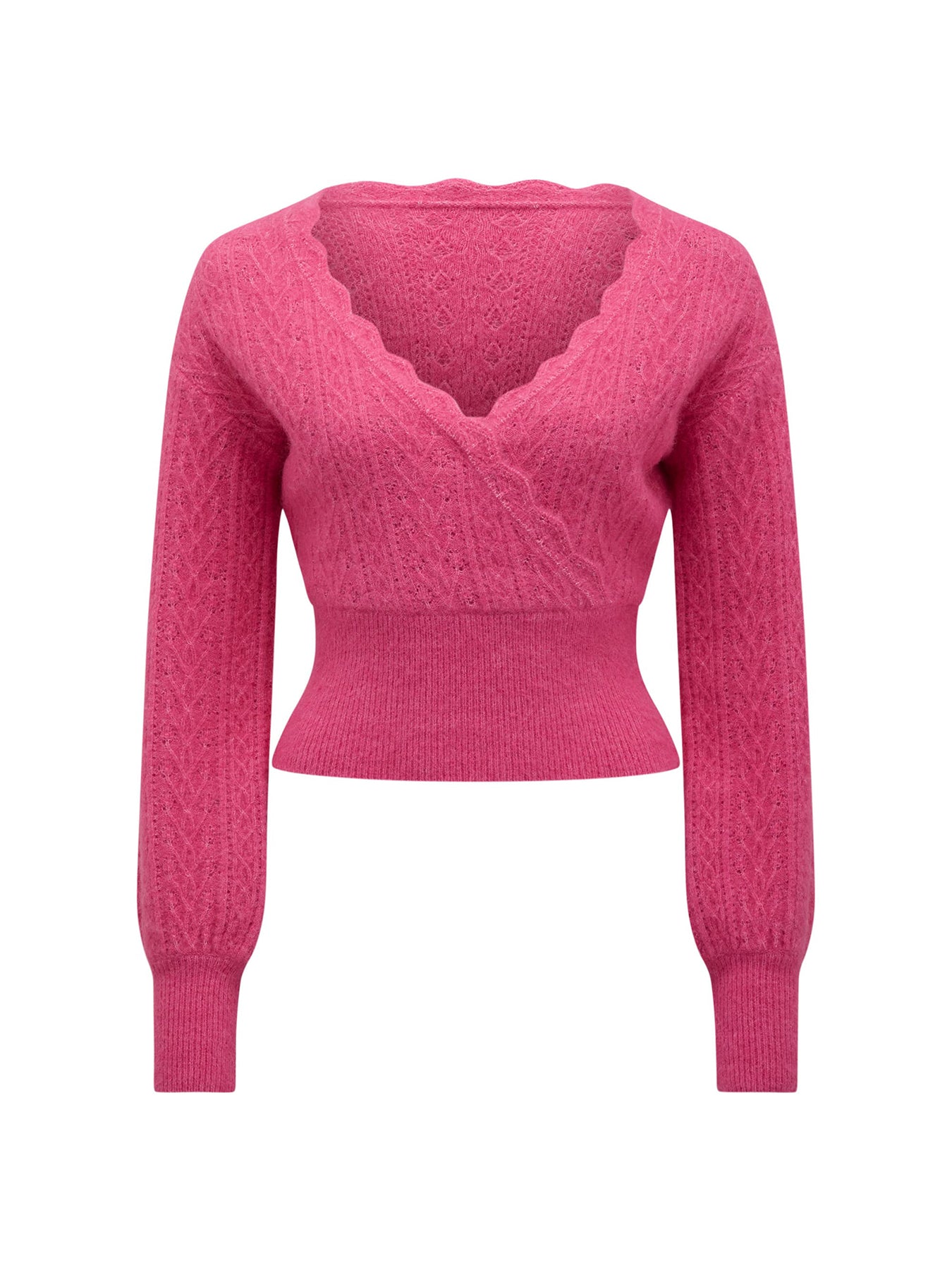Kylie Stitch Wrap Sweater