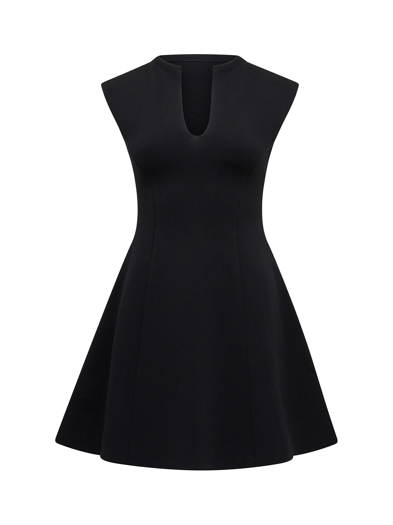 Katerina Crepe Knitted Mini Dress
