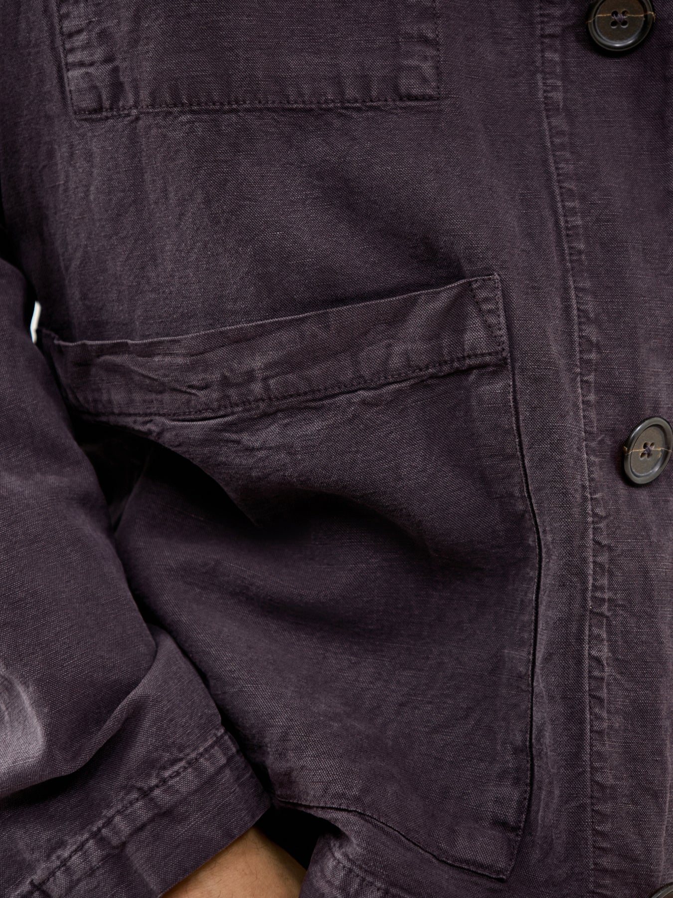 Coverall Shirt Jacket Brown