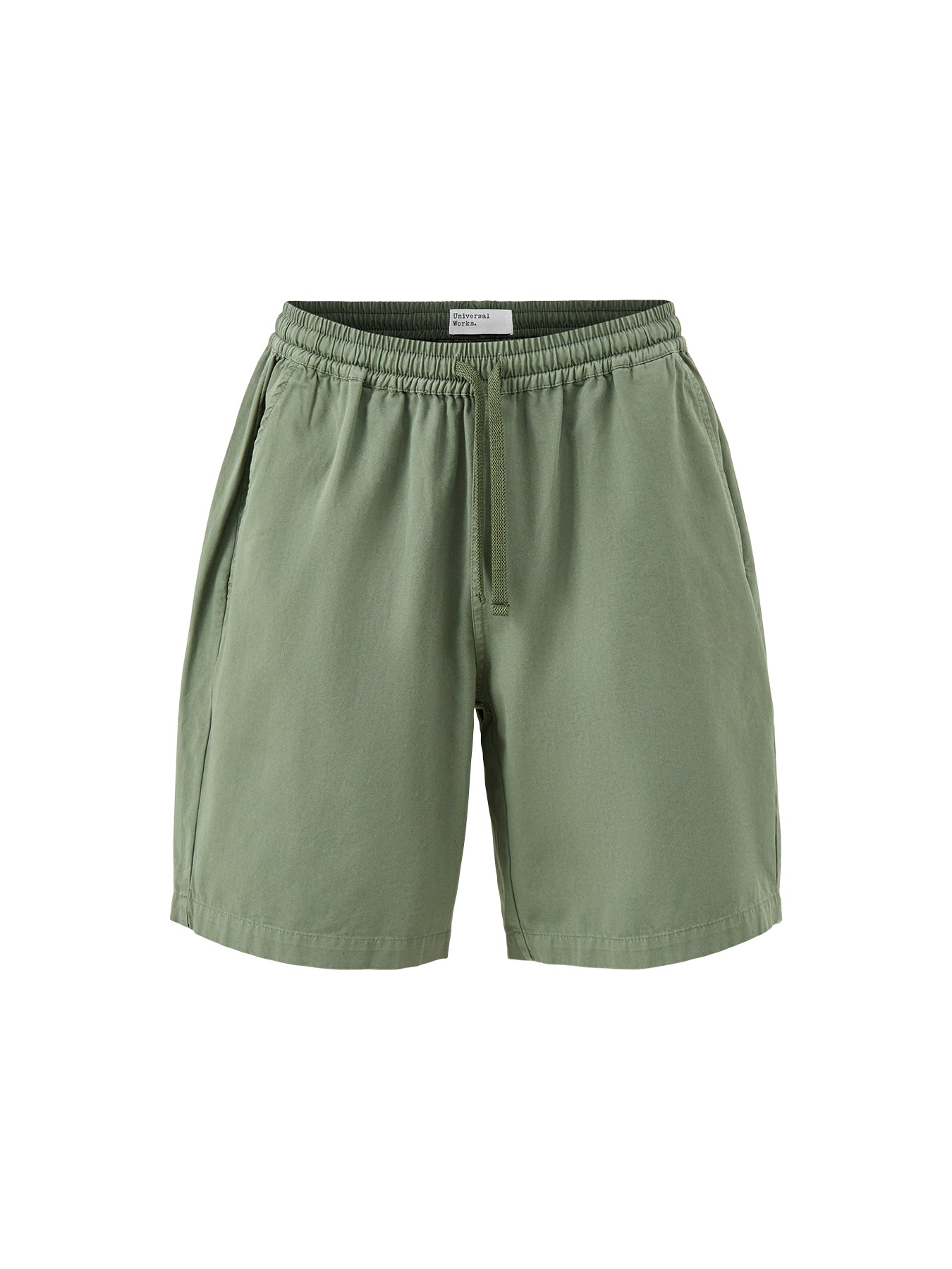 Simple Cotton Shorts Olive