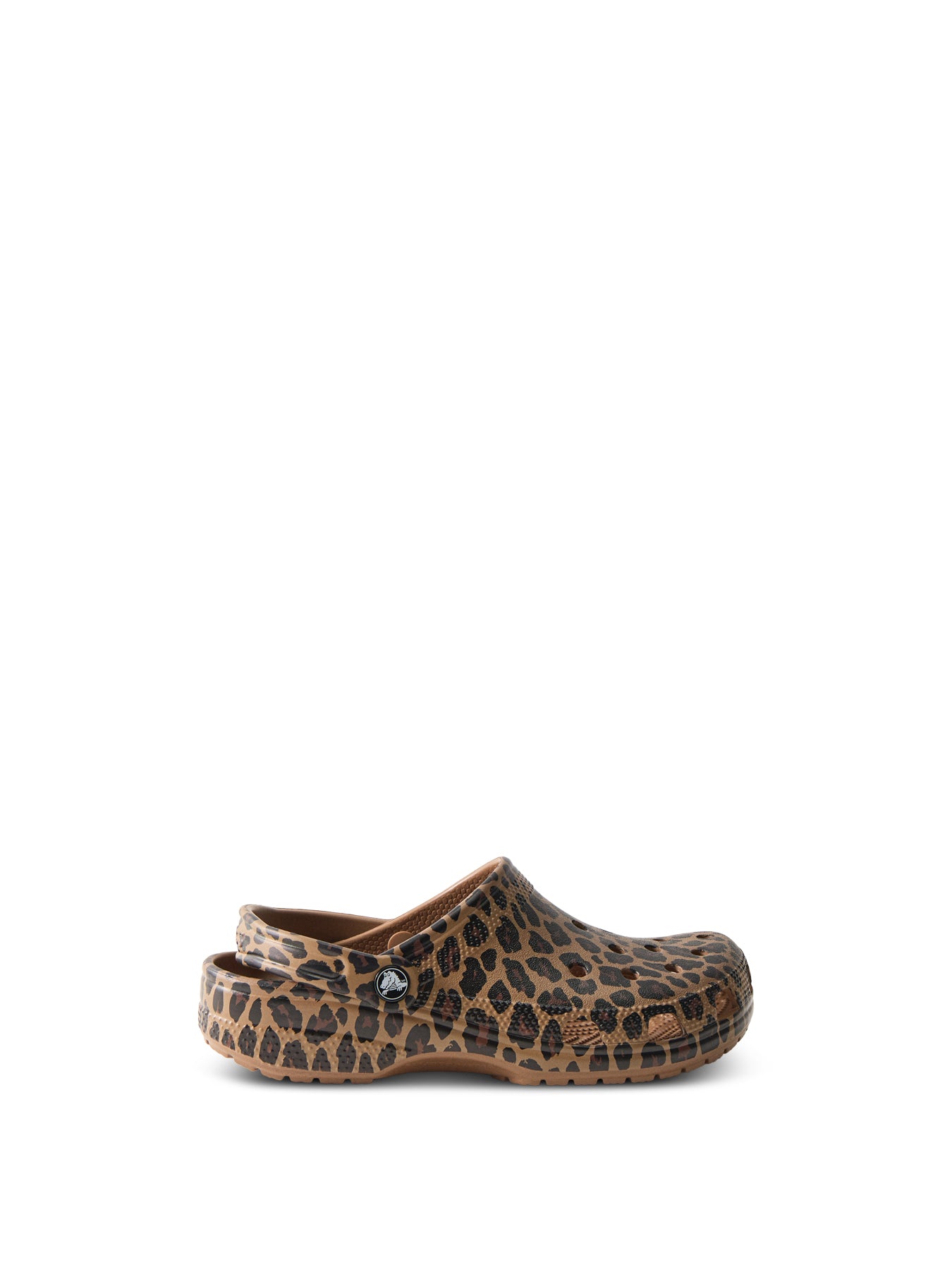 Classic Graphic Clog Sepia Leopard