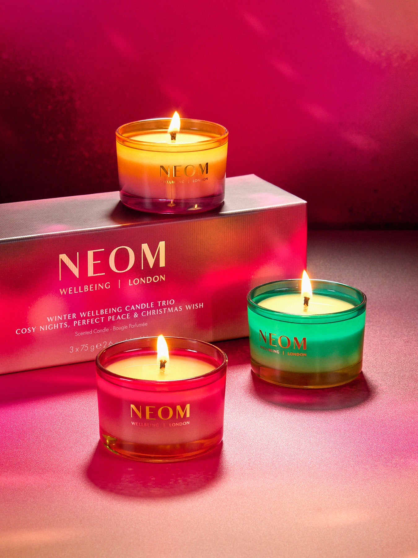 Winter Wellbeing Candle Trio