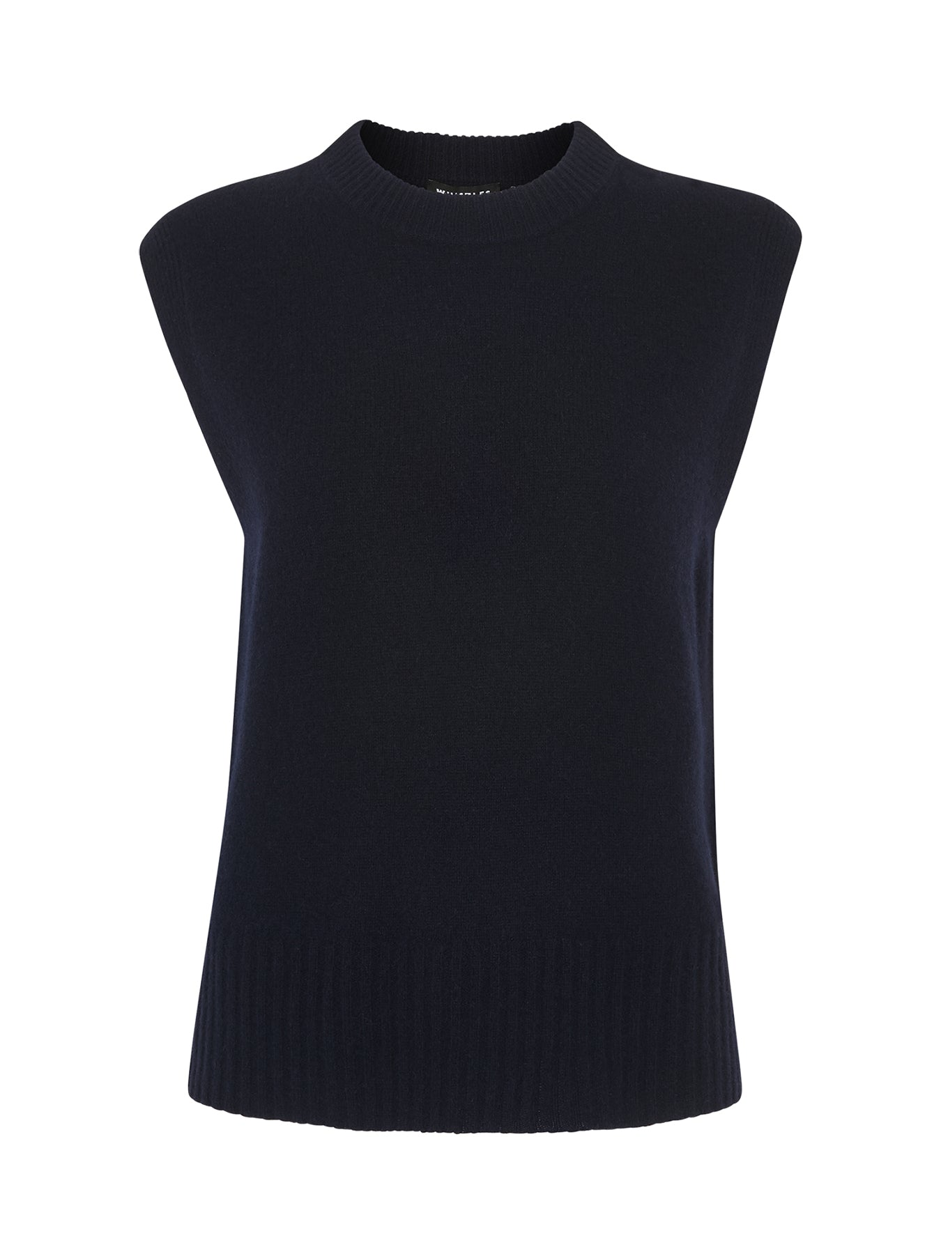 Wool Sleeveless Tank Blue