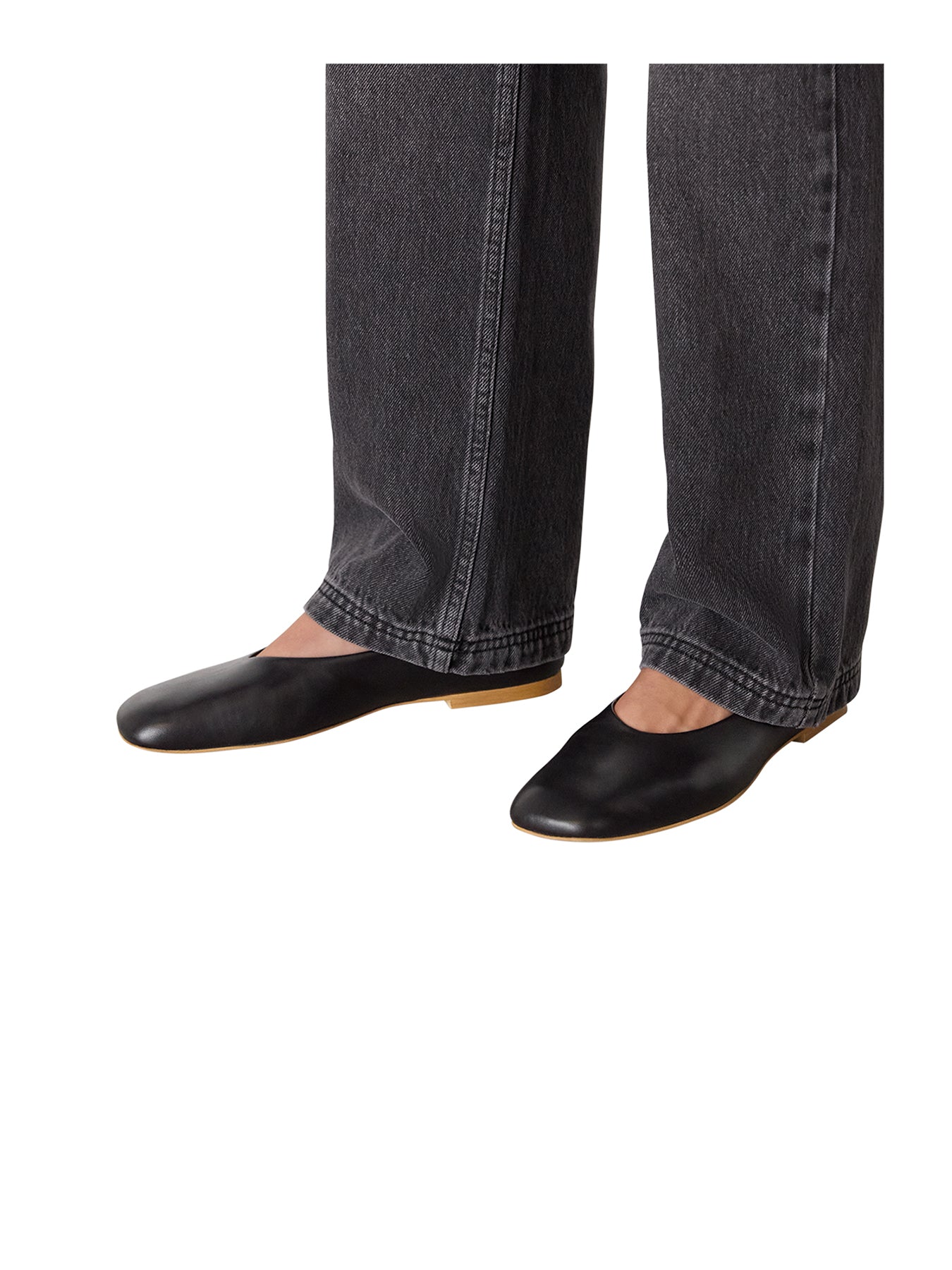 Clean Ballet Pumps Black