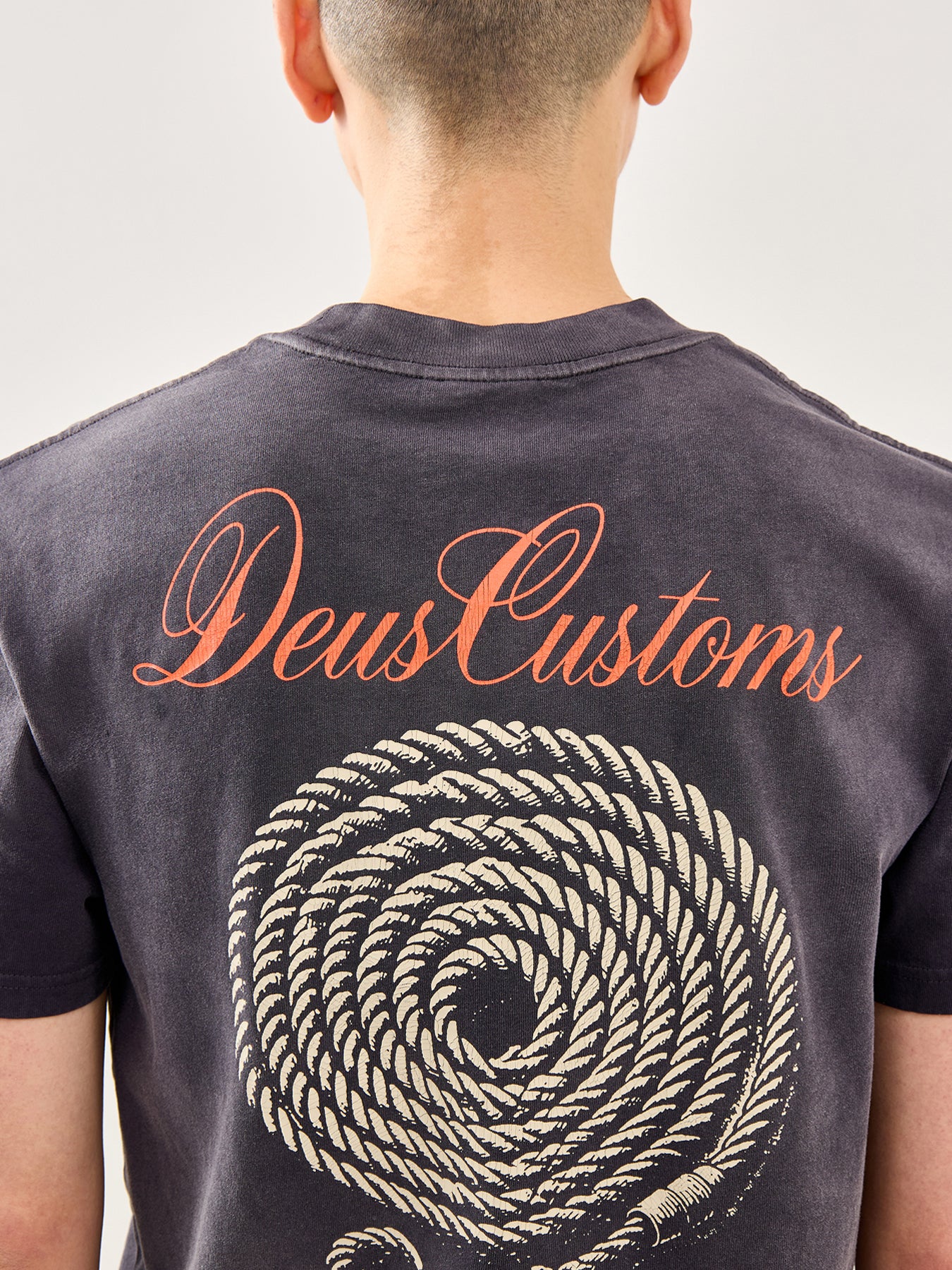 Graphic Cotton T-Shirt Black