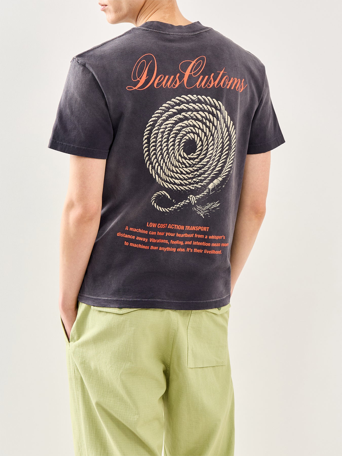 Graphic Cotton T-Shirt Black