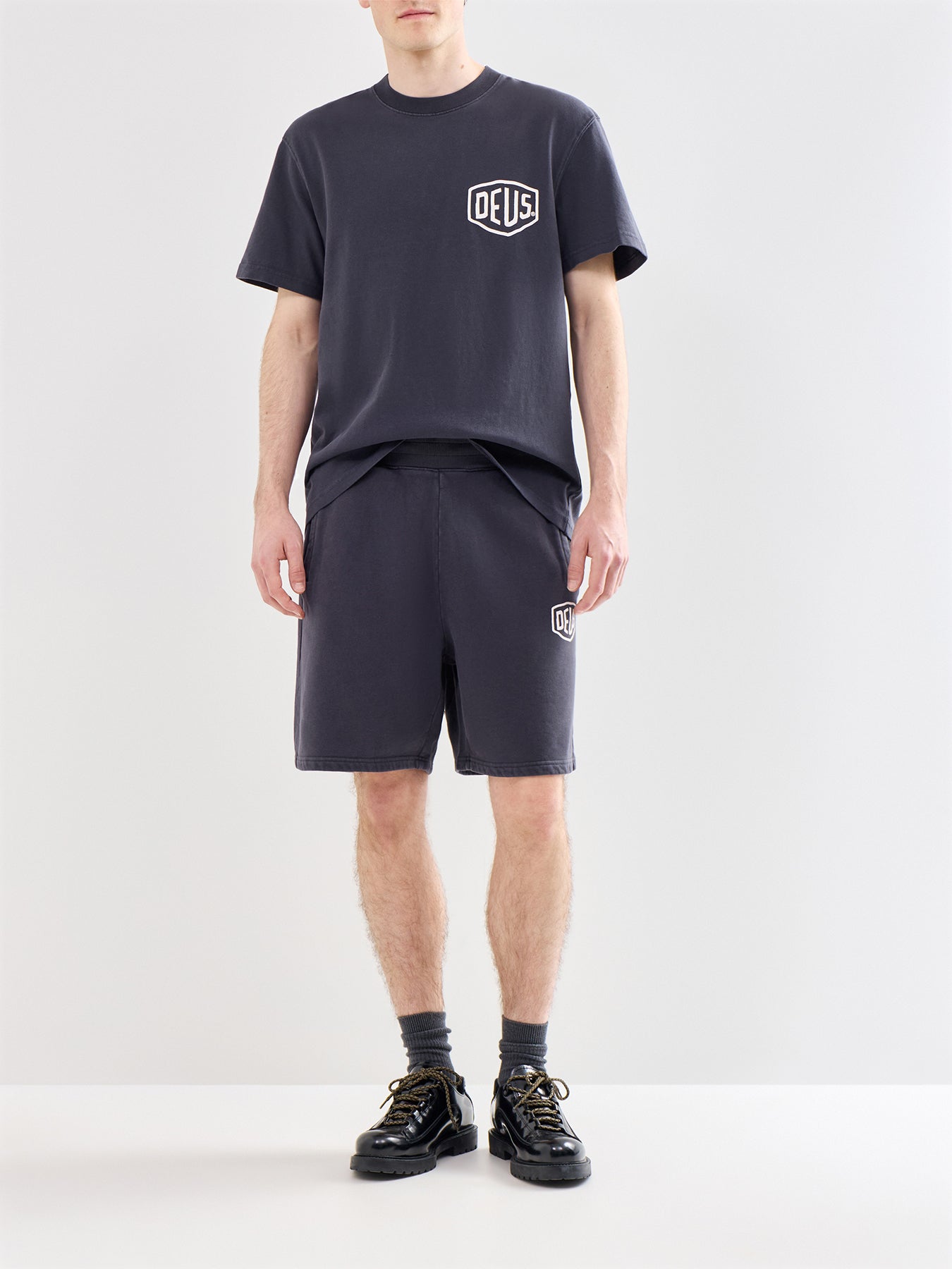 Garment Dyed Organic Cotton T-Shirt Black