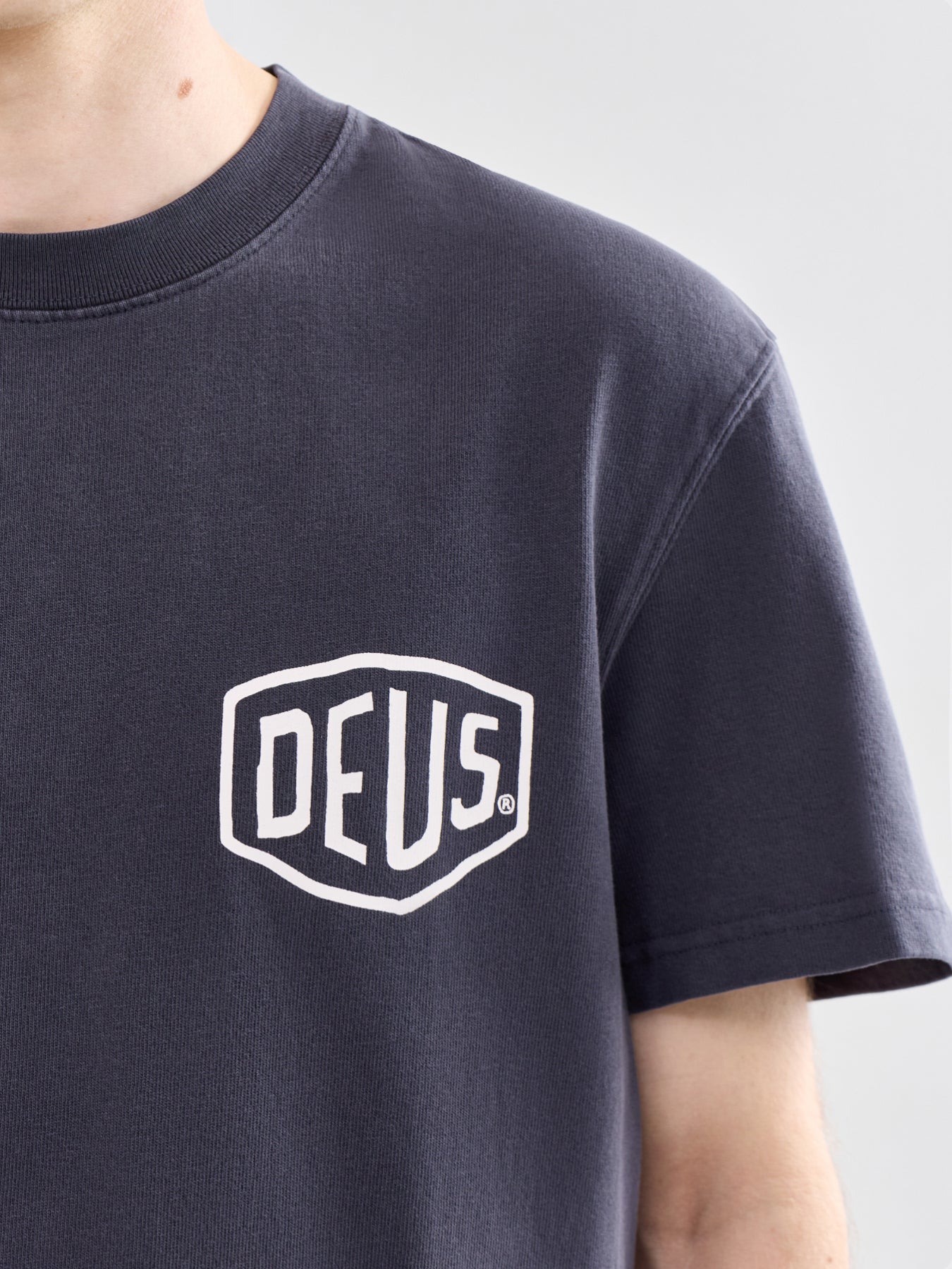 Garment Dyed Organic Cotton T-Shirt Black