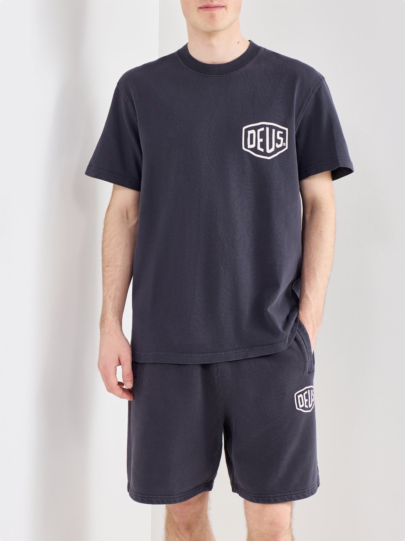 Garment Dyed Organic Cotton T-Shirt Black