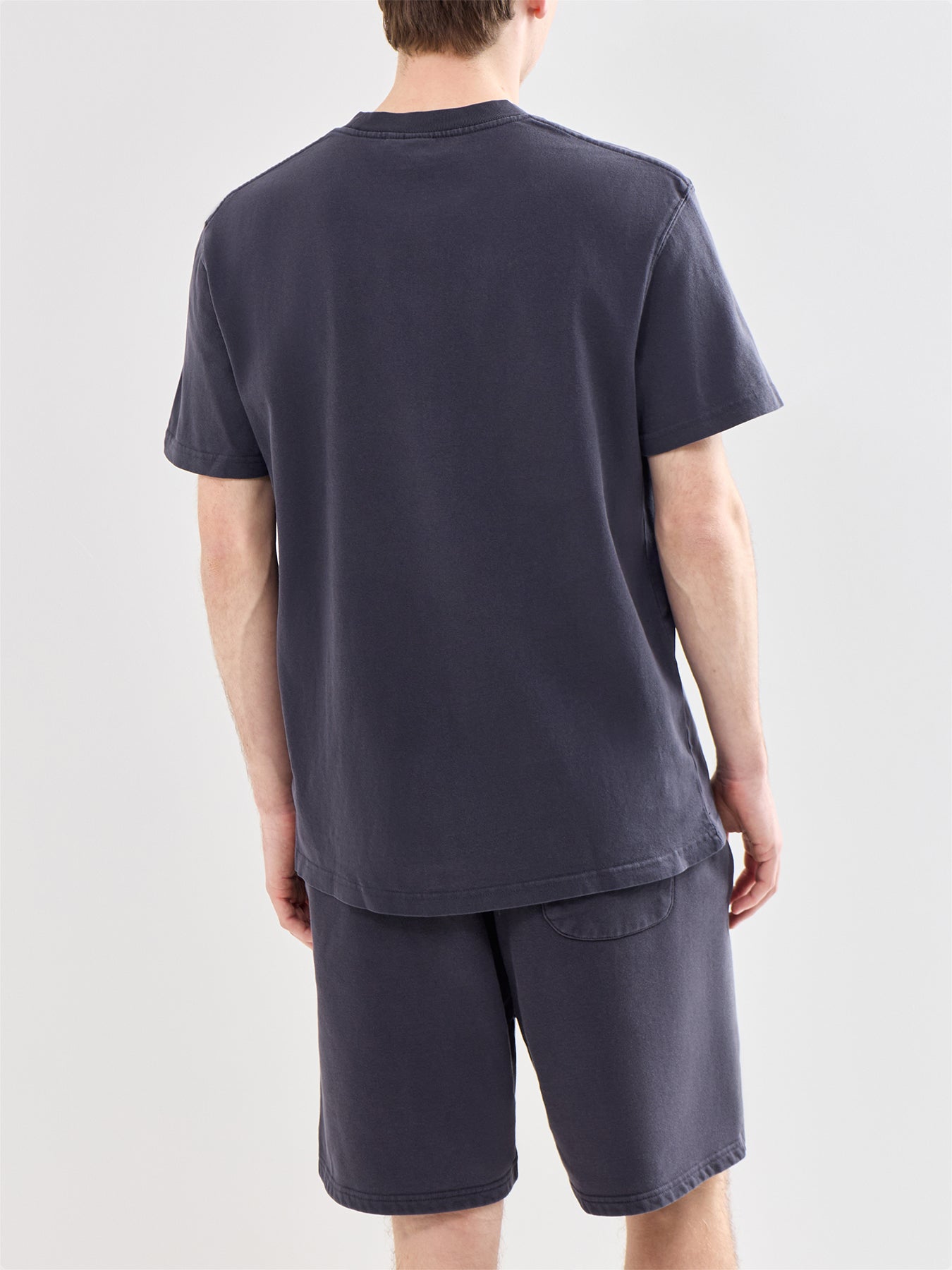 Garment Dyed Organic Cotton T-Shirt Black