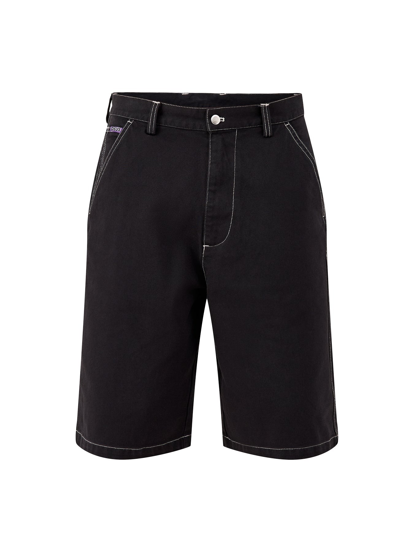 Cotton Walk Shorts Black