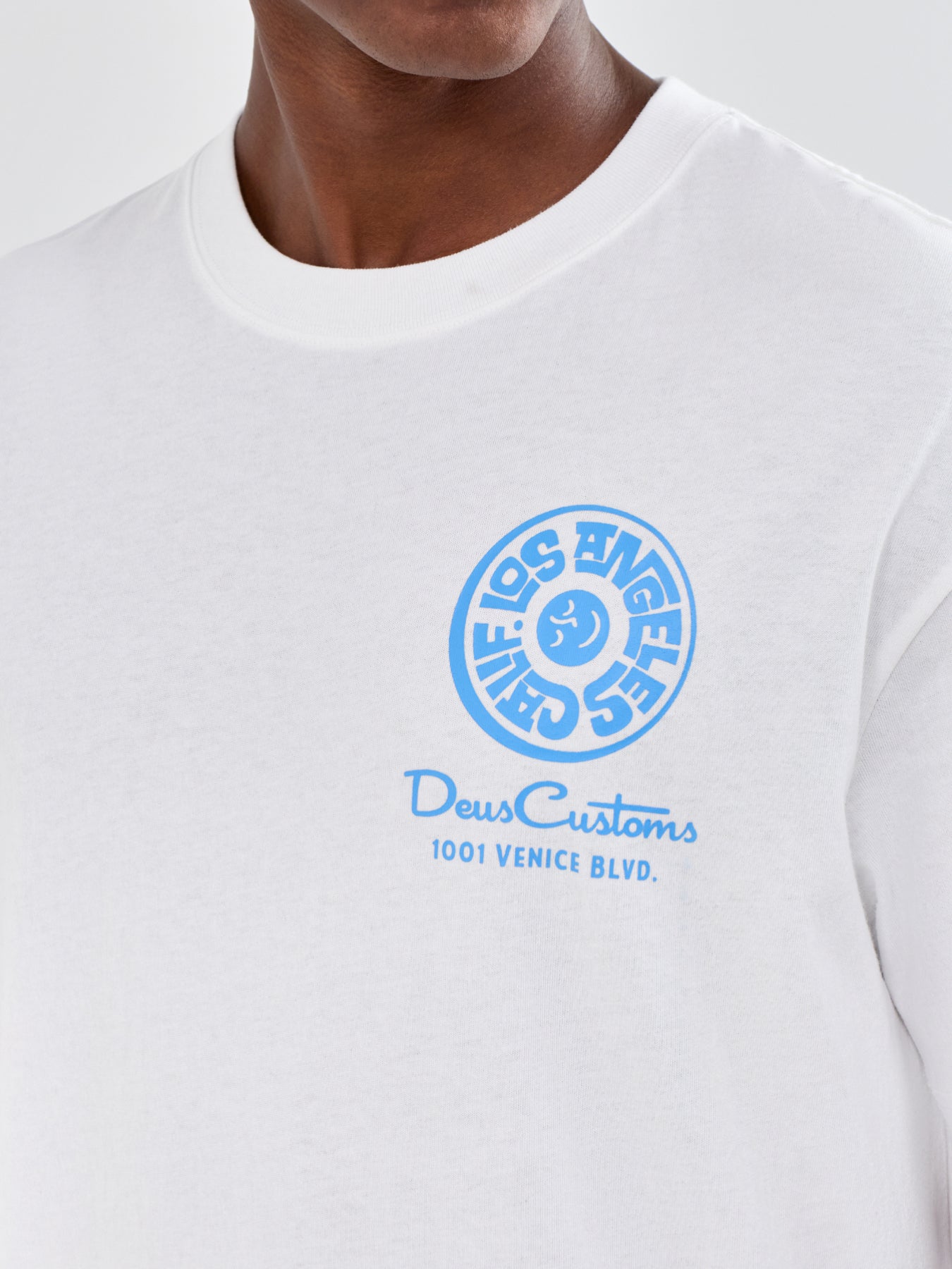 Los Angeles Address T-Shirt White
