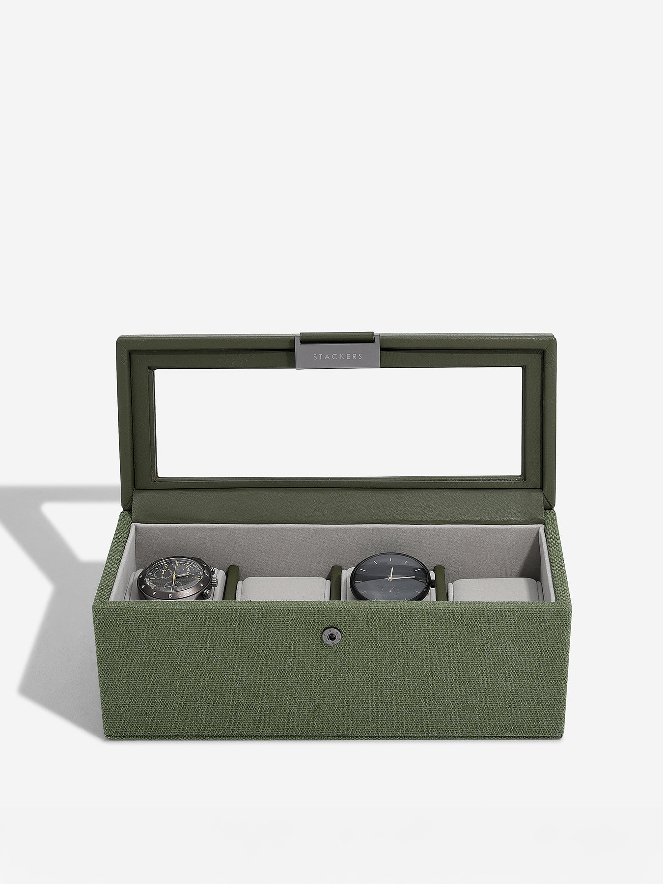 Canvas Watch Box 4 Piece