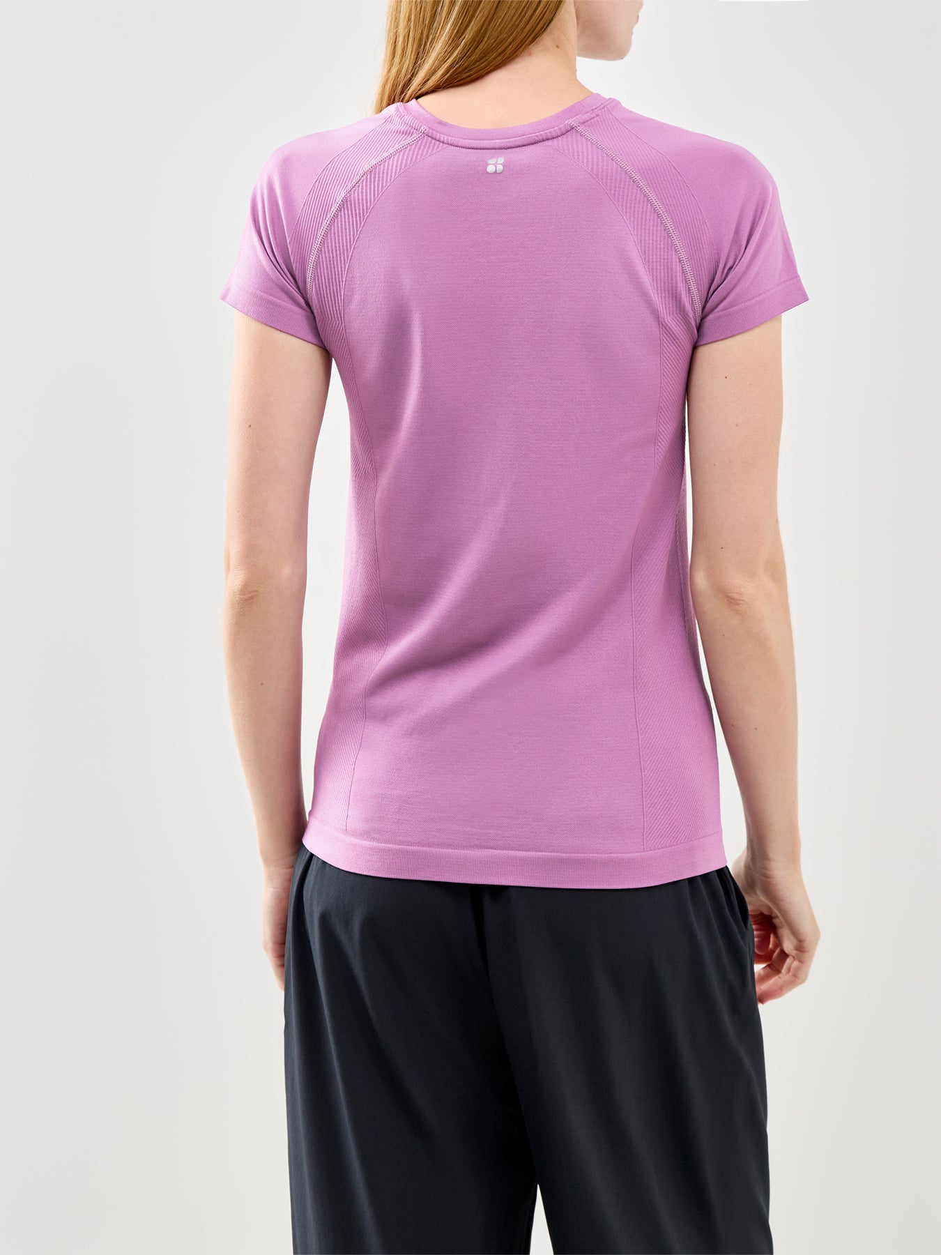 Athlete Seamless Workout T-Shirt Purple