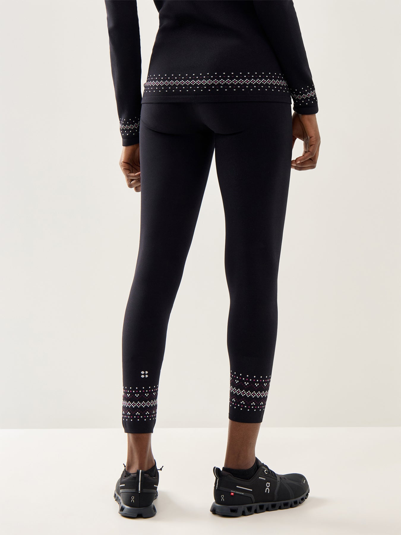 Fairisle Novelty Base Layer Legging Black