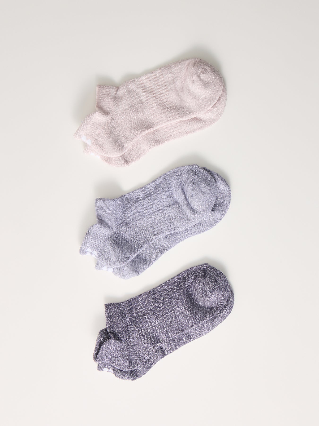 Workout Lurex Socks 3 Pack Multi