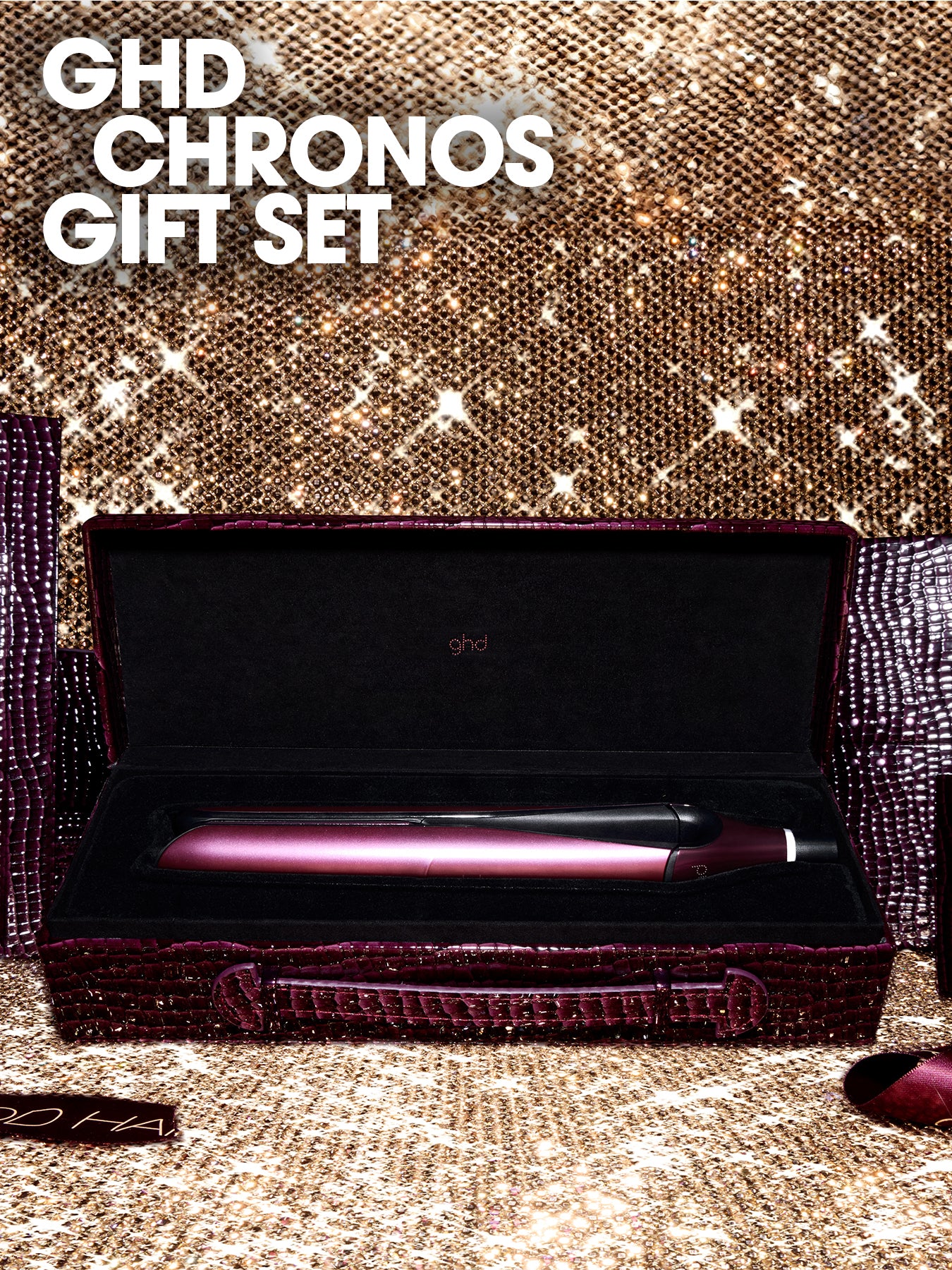Chronos  Hair Straightener in Cherry Chic
