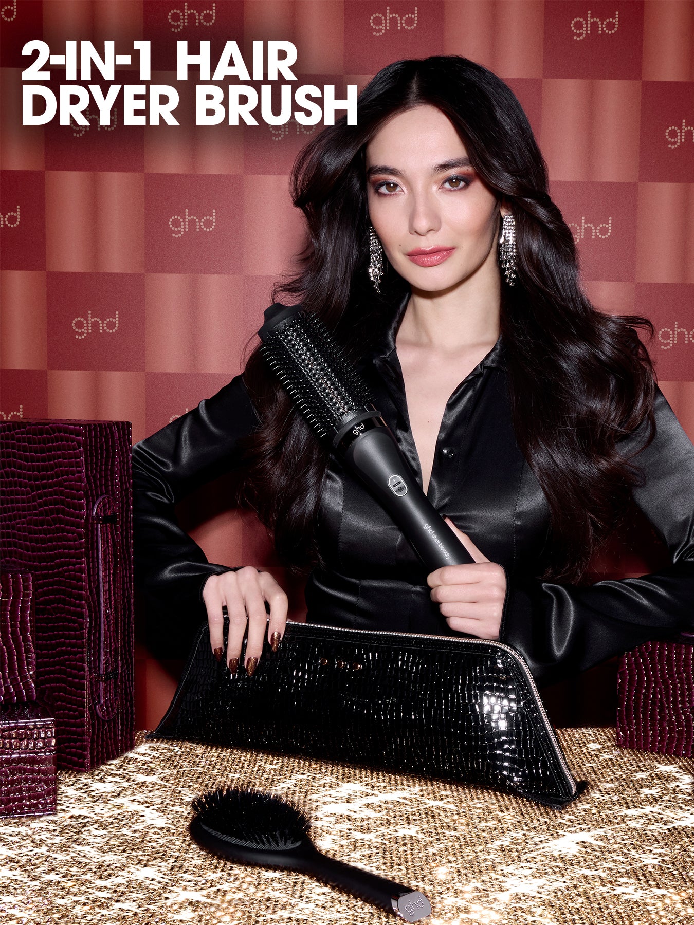 Platinum+ Hair Straightener Festive Gift Set in Black