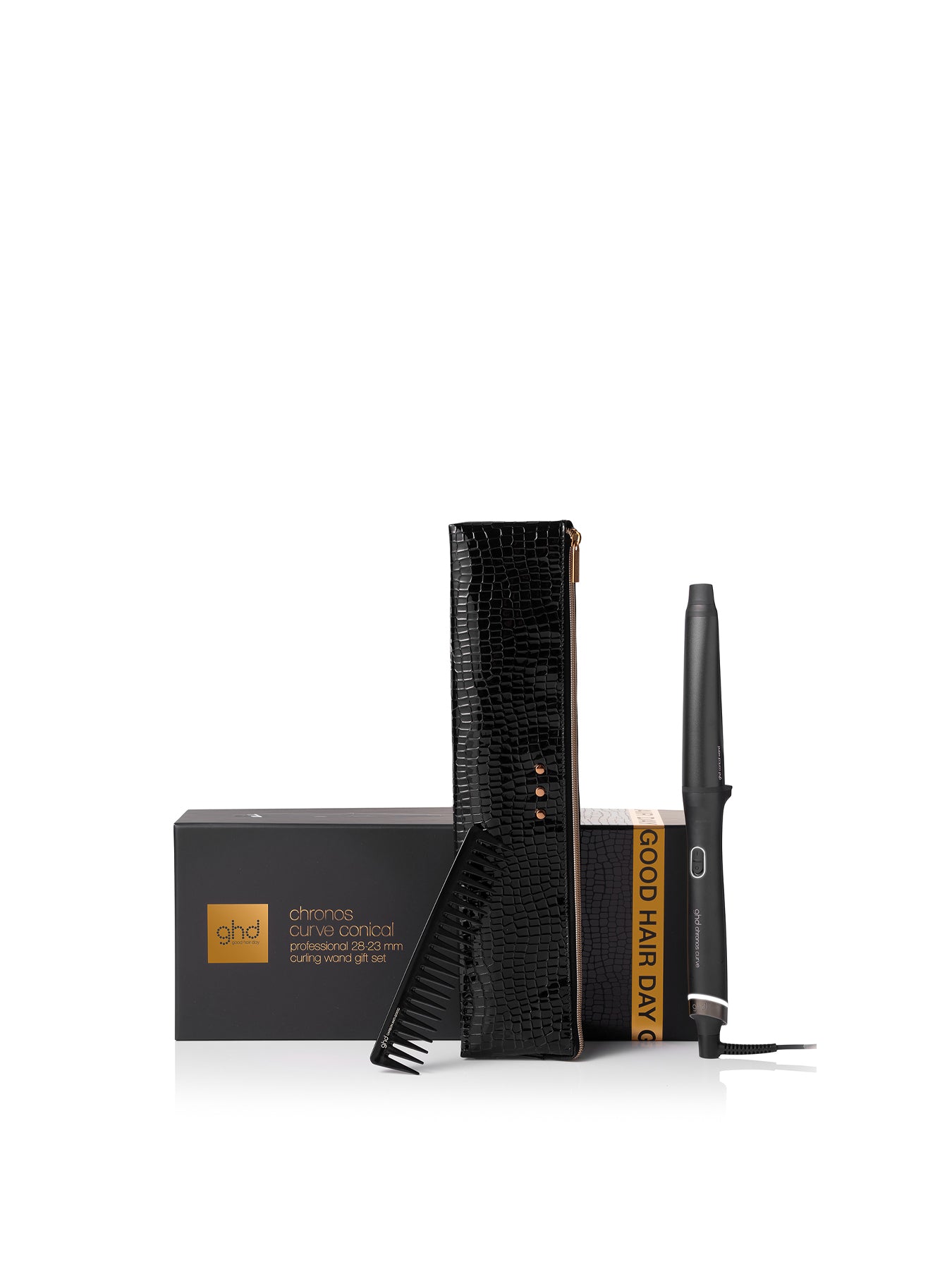 Chronos Curve Conical Wand Festive Gift Set (28-23mm Barrel)