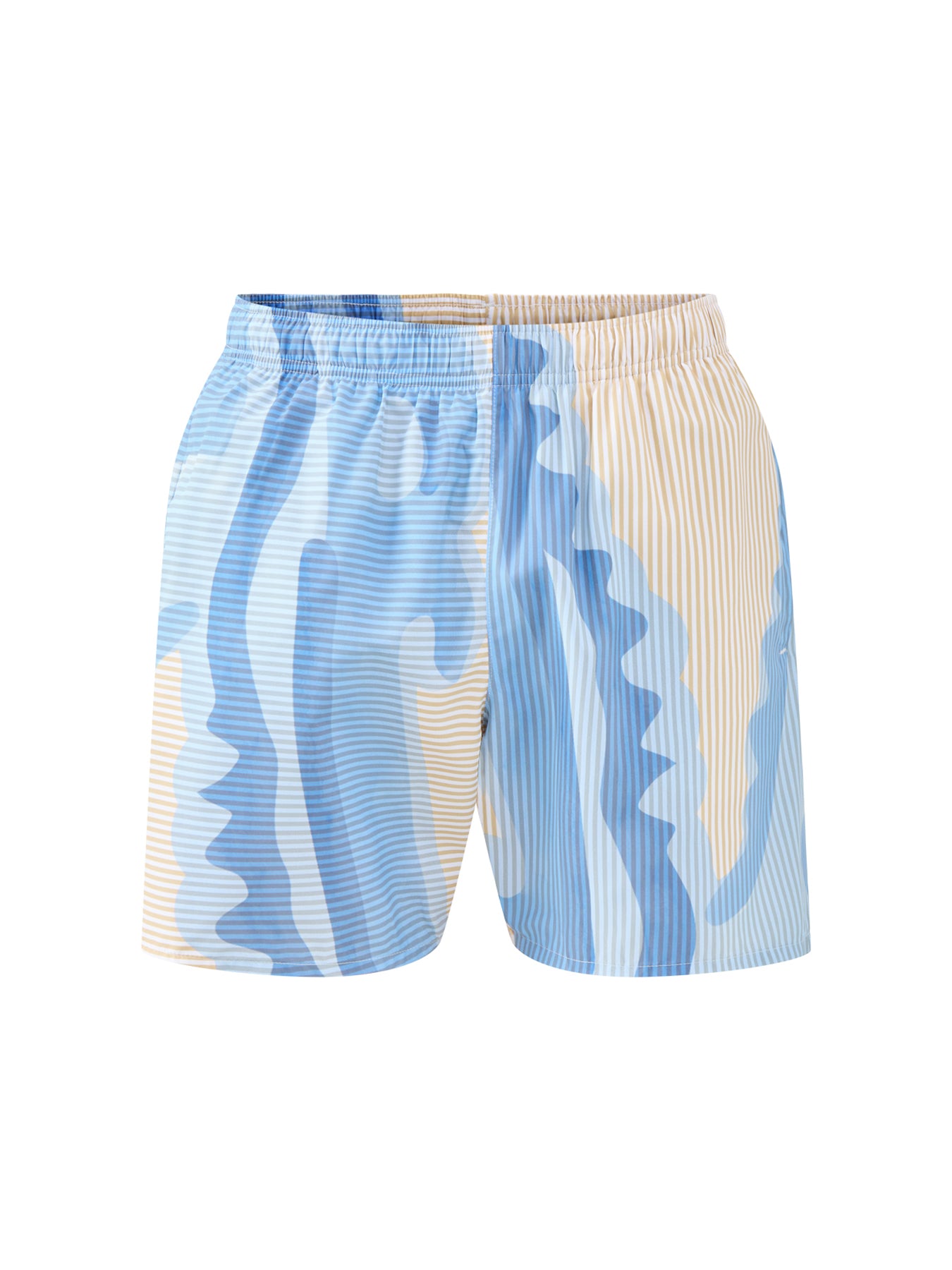 All Over Croc Stripe Swim Shorts Print