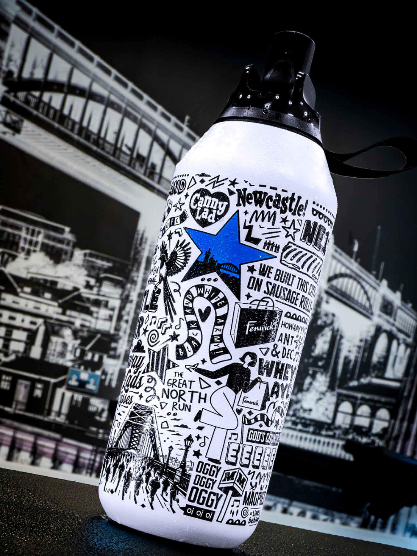 Lines Behind Series 2 Flip Bottle