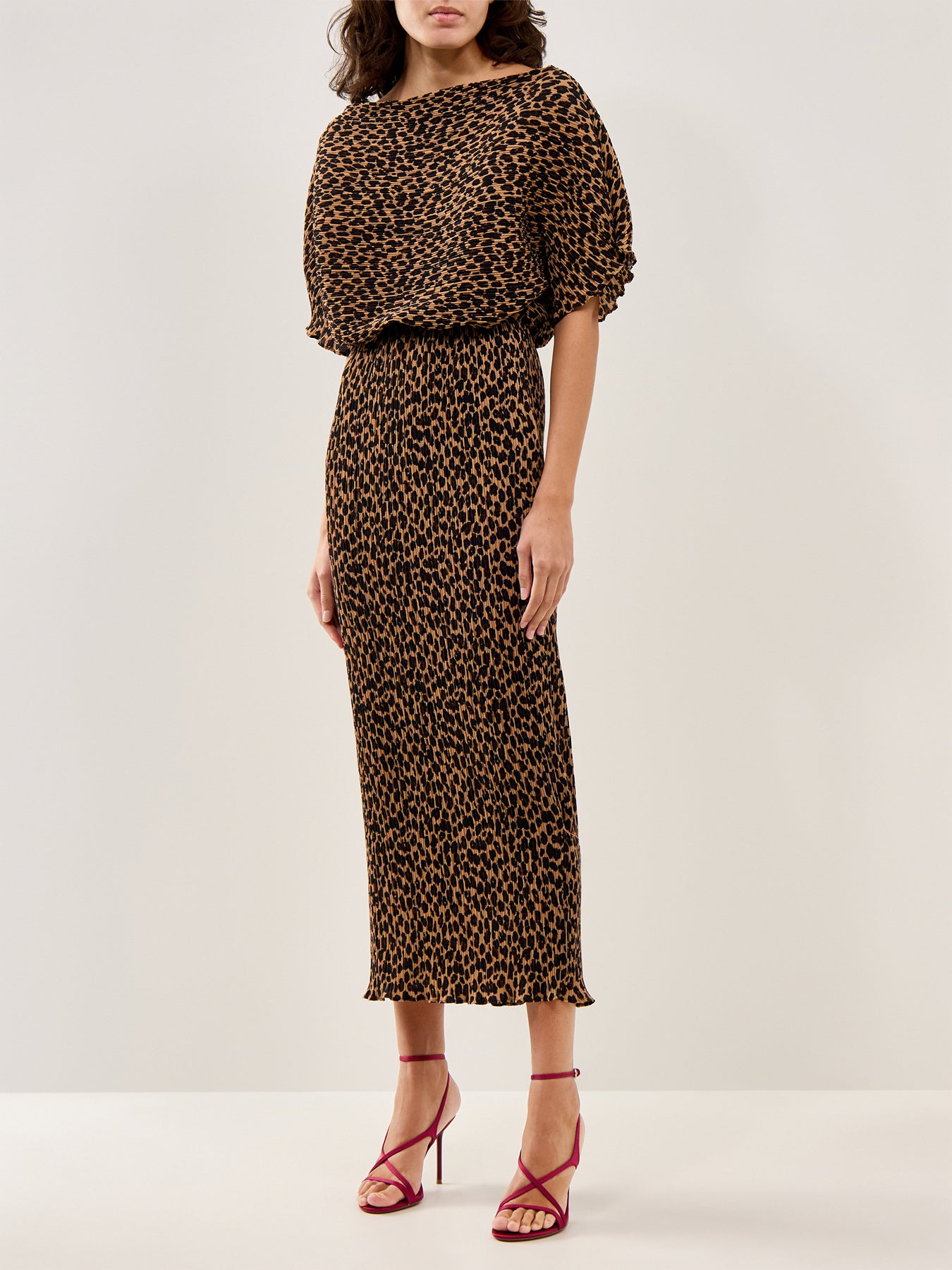 Lucia Tilly Dress Leopard