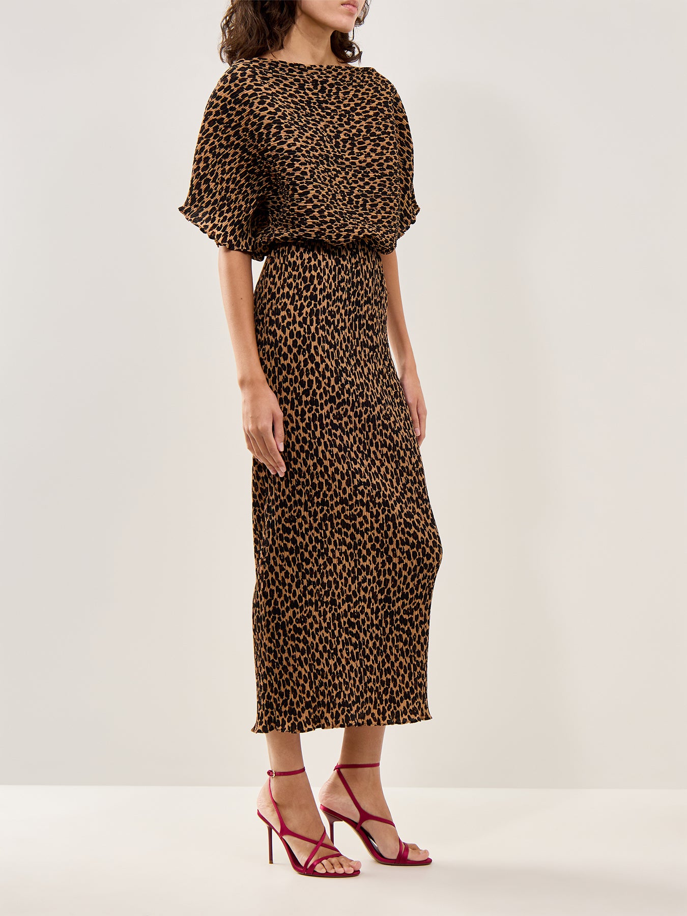 Lucia Tilly Dress Leopard